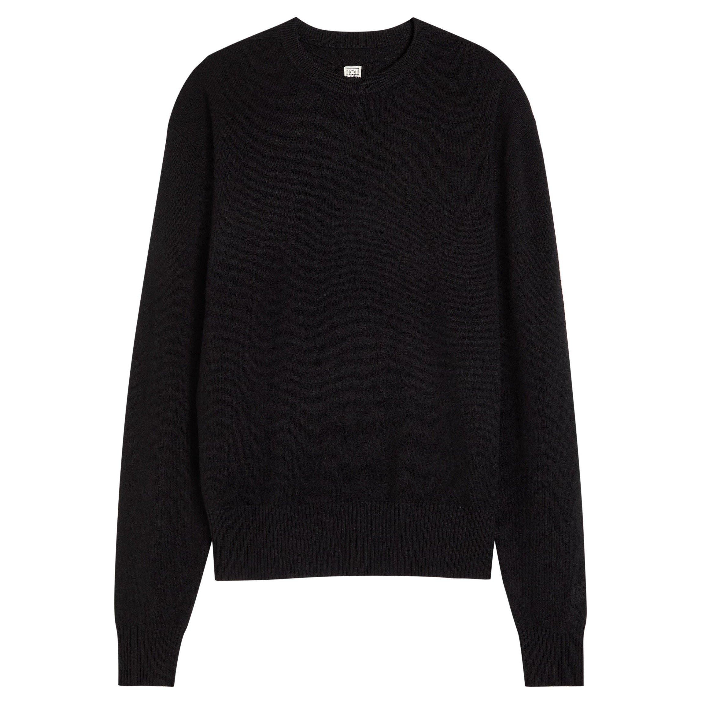 BLACK - Toteme - Classic cashmere crew knit