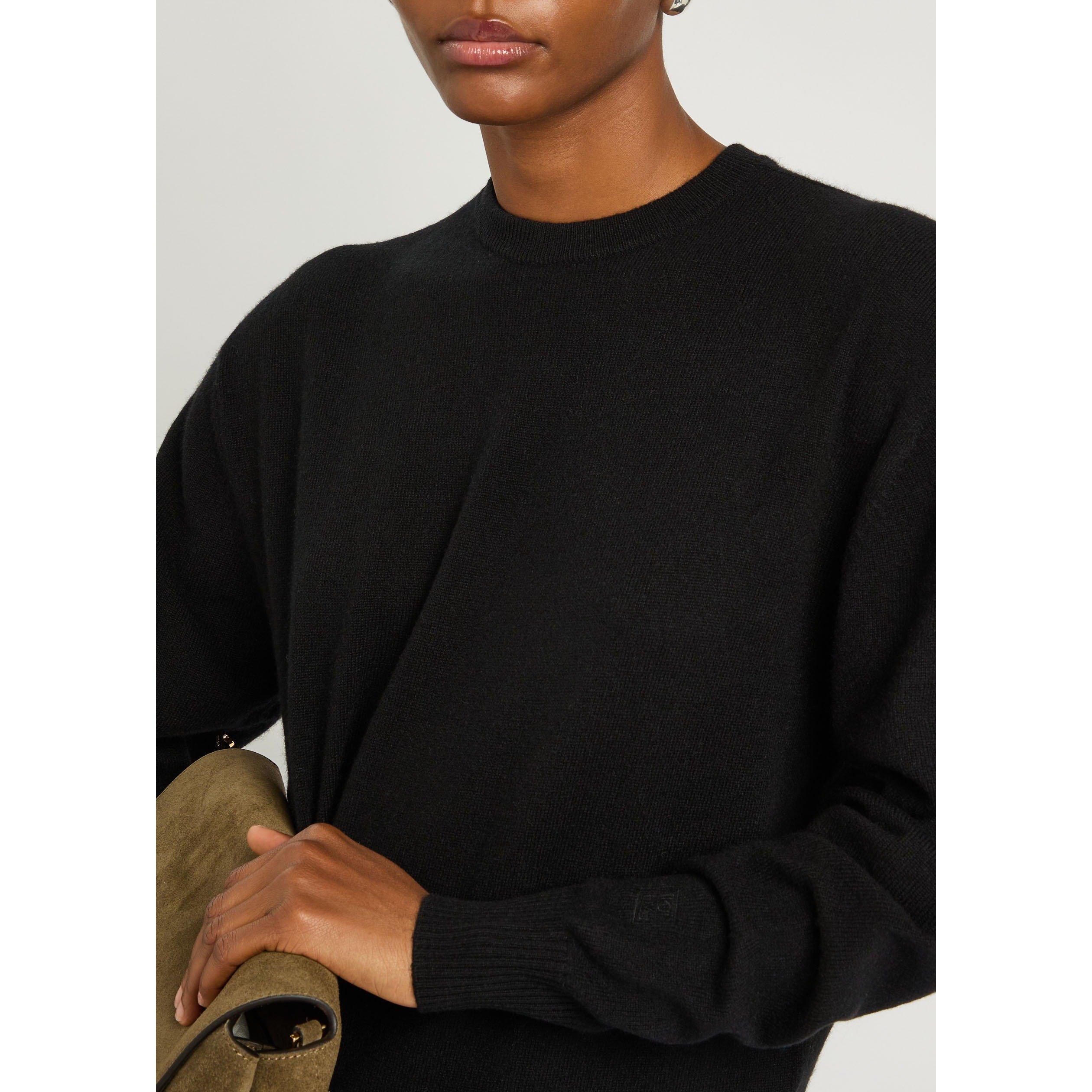 BLACK - Toteme - Classic cashmere crew knit - 4