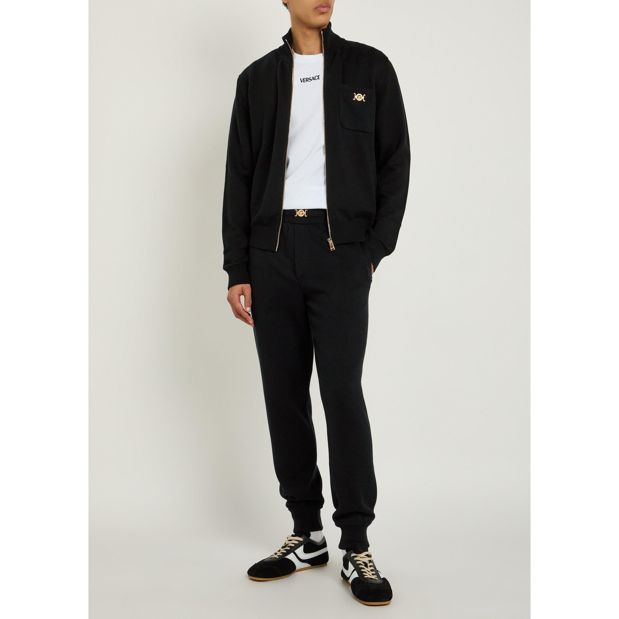 BLACK - Versace - VER COTTON CASHMERE  LOUNGE PA - 5