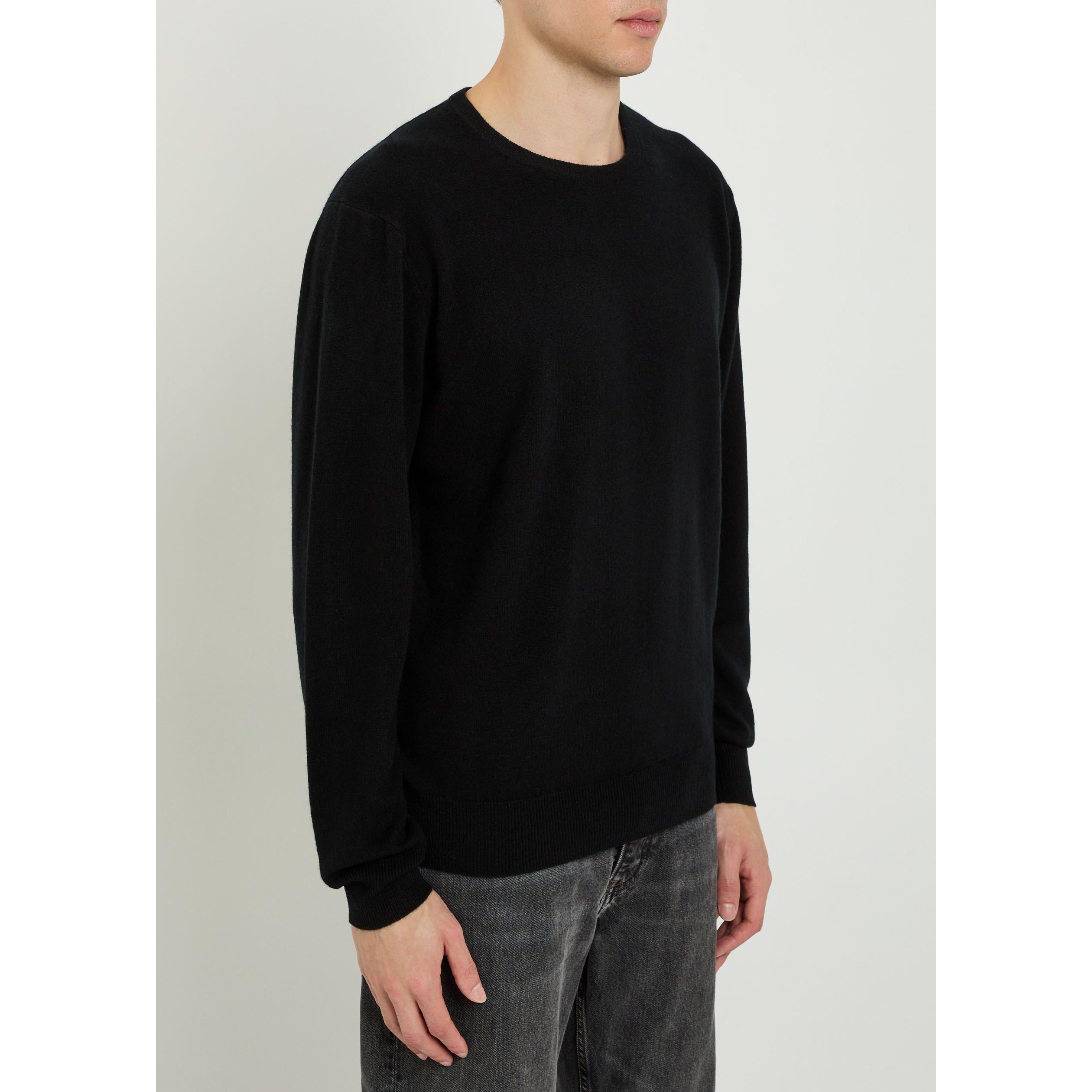 BLACK - Allude - ALLUDE KNIT SWEATER - 2