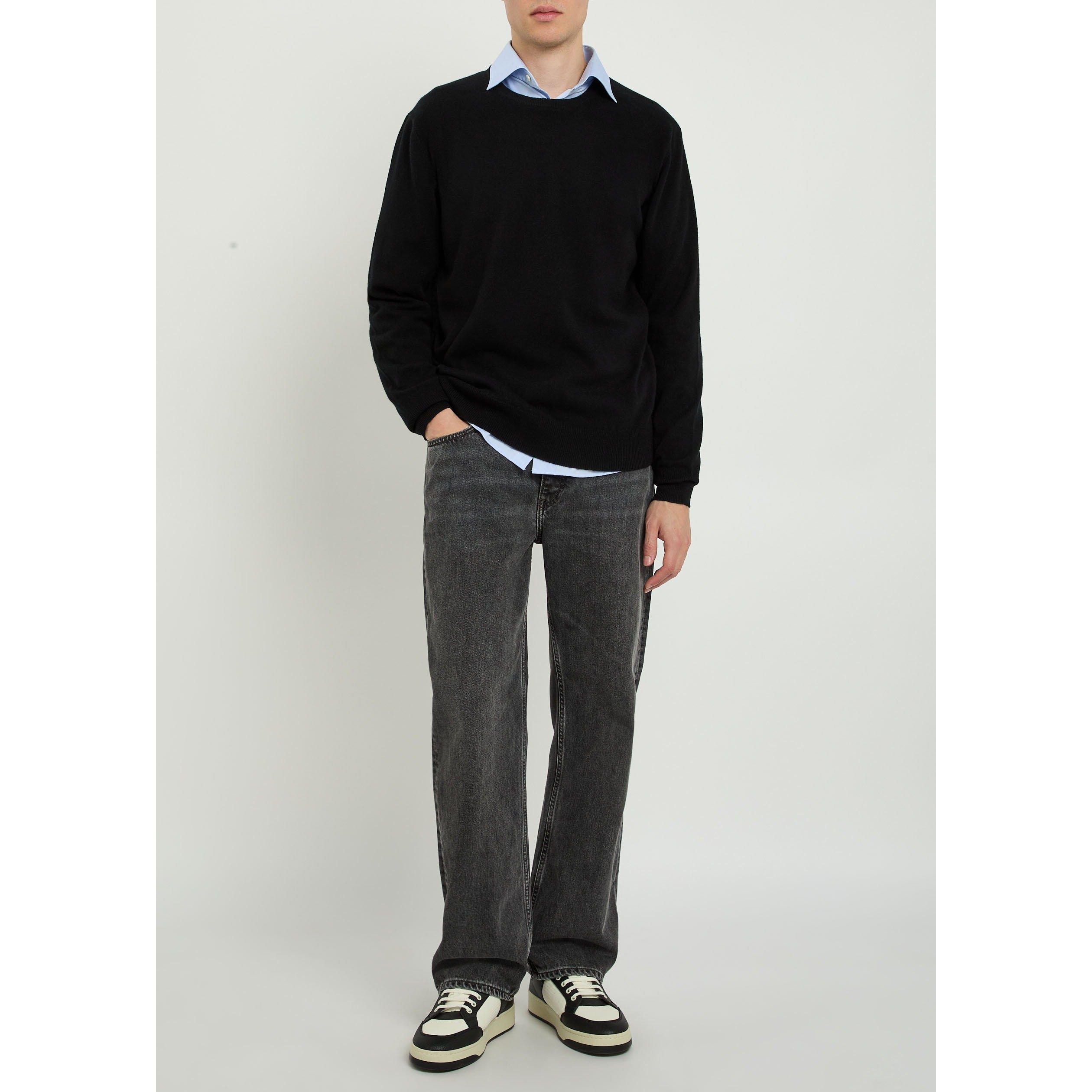 BLACK - Allude - ALLUDE KNIT SWEATER - 5