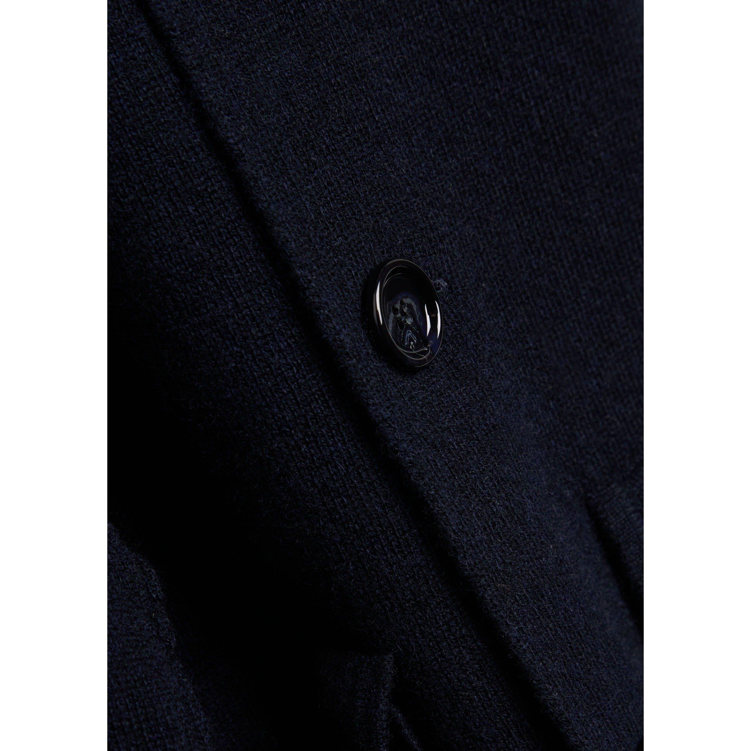 BLACK - Allude - ALLUDE JKT KNIT MOCK NECK - 4