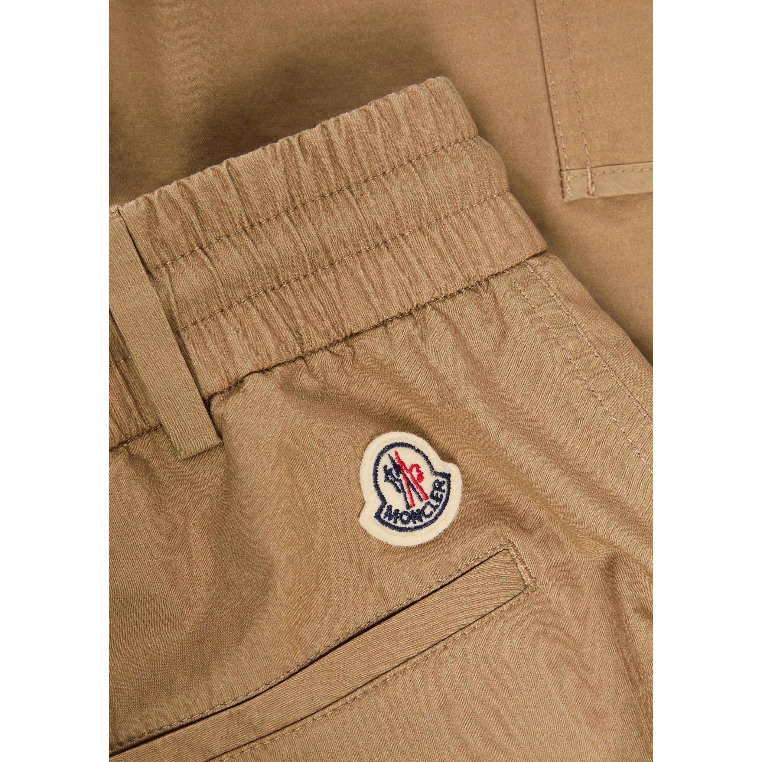 BROWN - Moncler - Men's Cotton Cargo Shorts - 4