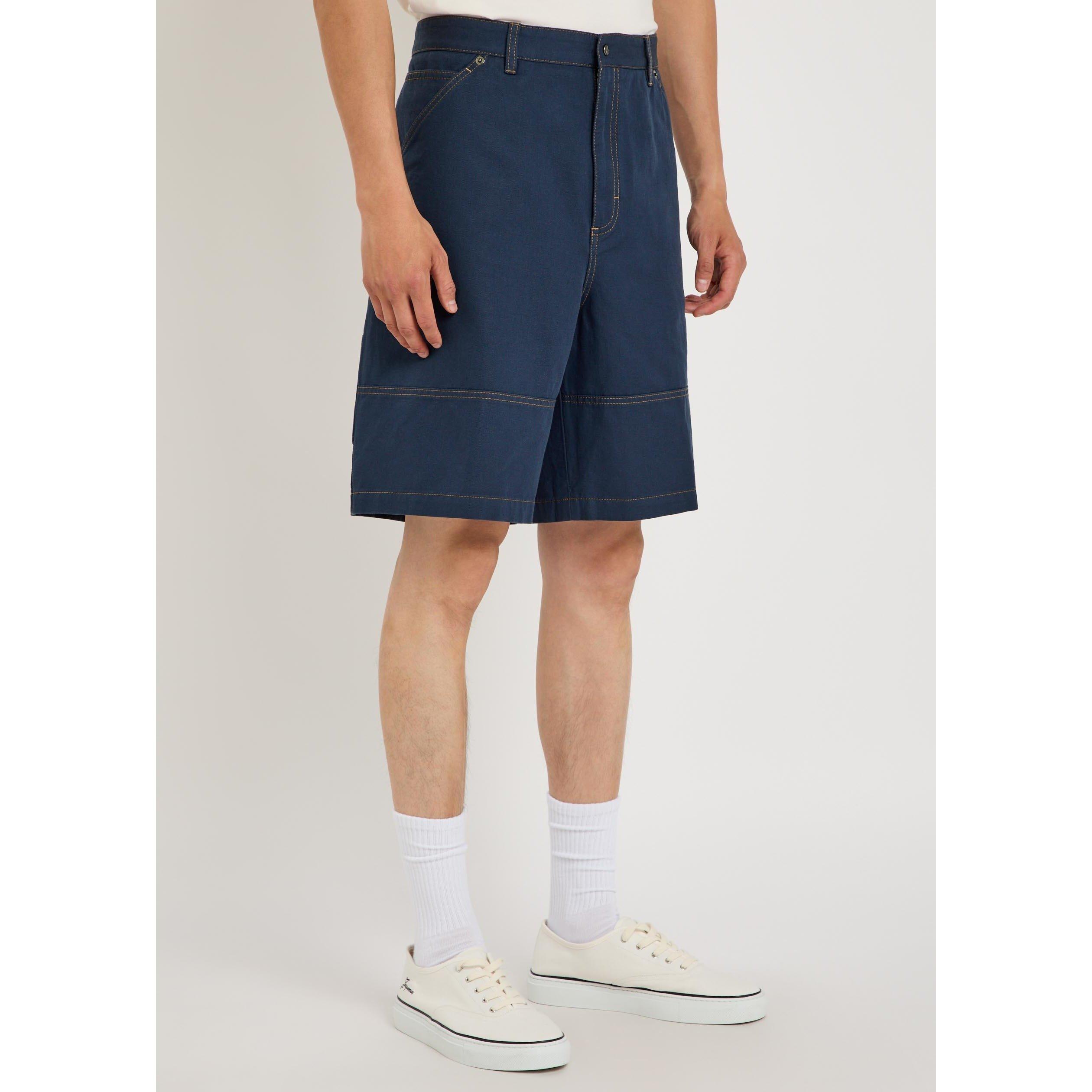 NAVY - Moncler - MON WIDE LEG SHORTS - 2