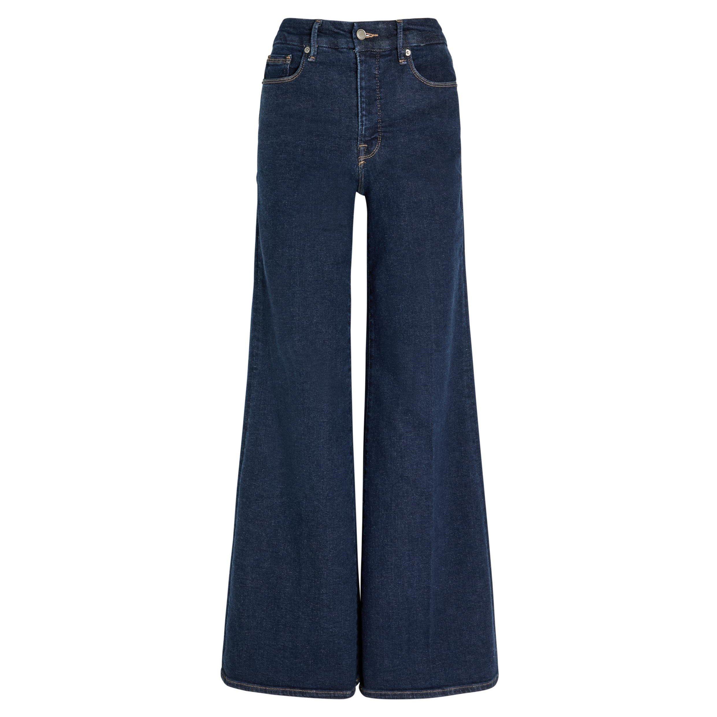 BLUE - Good American - JE GOOD WAIST PALAZZO JEANS - 1