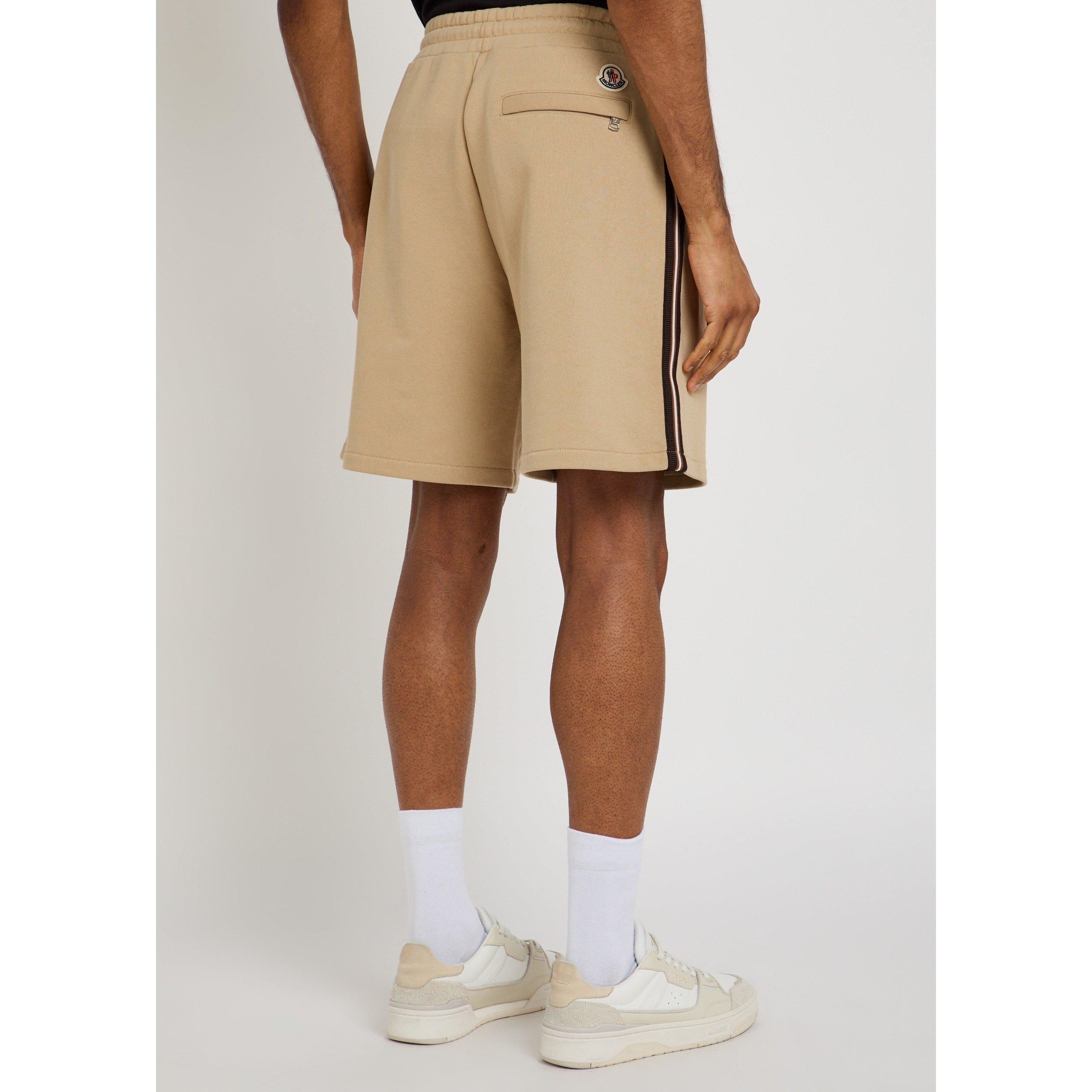 BEIGE - Moncler - Men's Cotton Jogger Shorts - 3