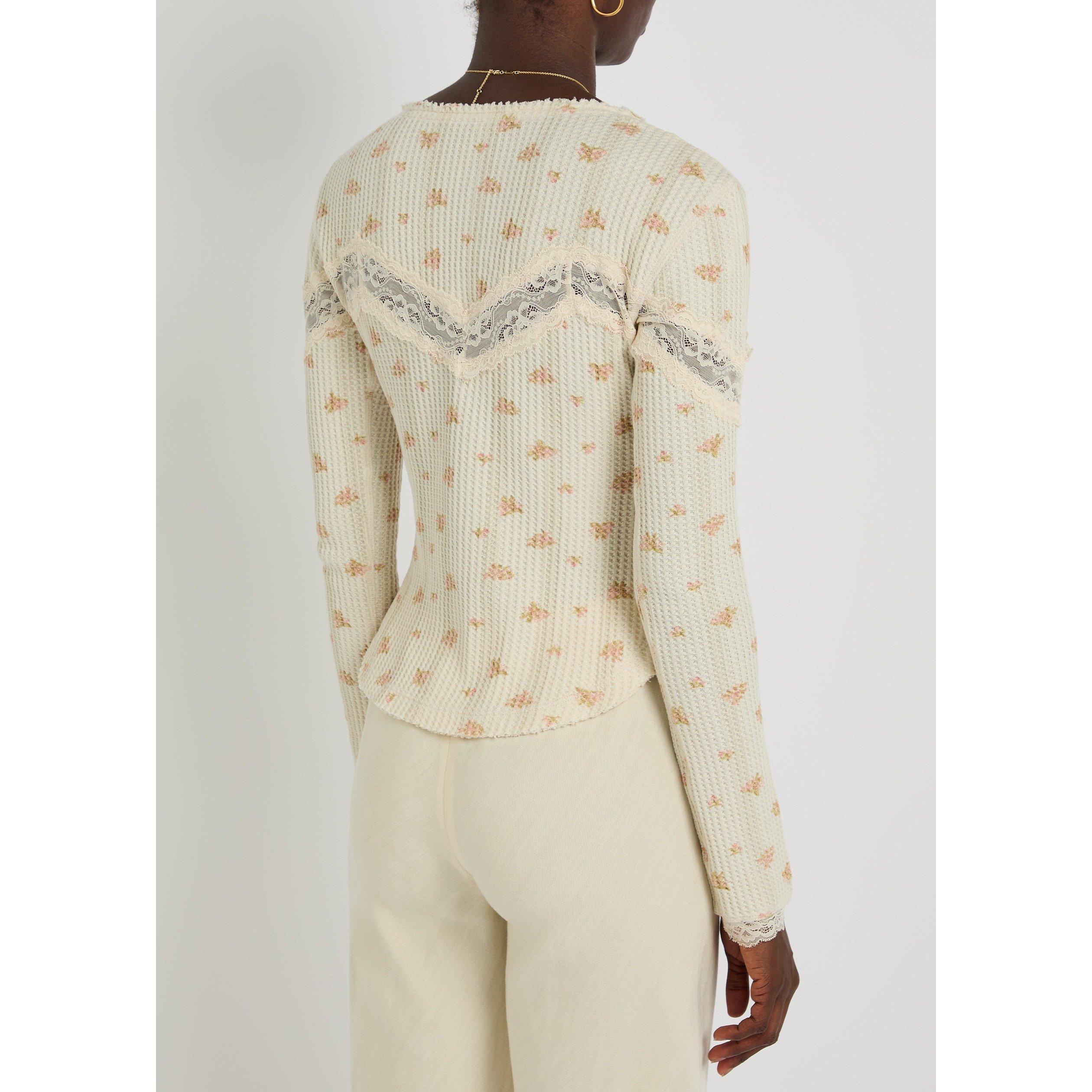 WHITE AND OTHER - Free People - T LETS PARTY CARDI-PRINT - 3