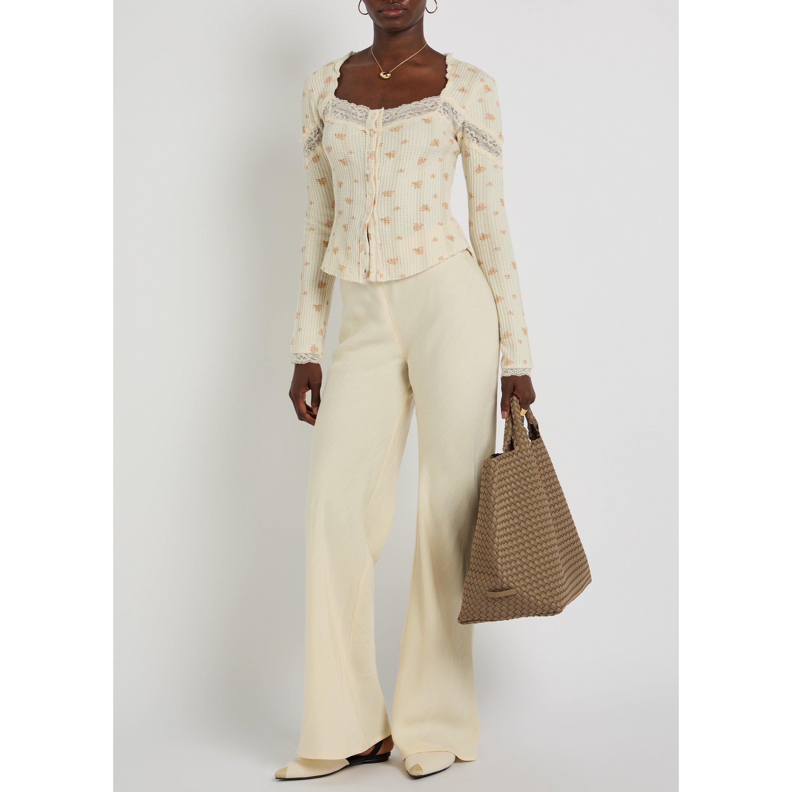 WHITE AND OTHER - Free People - T LETS PARTY CARDI-PRINT - 5