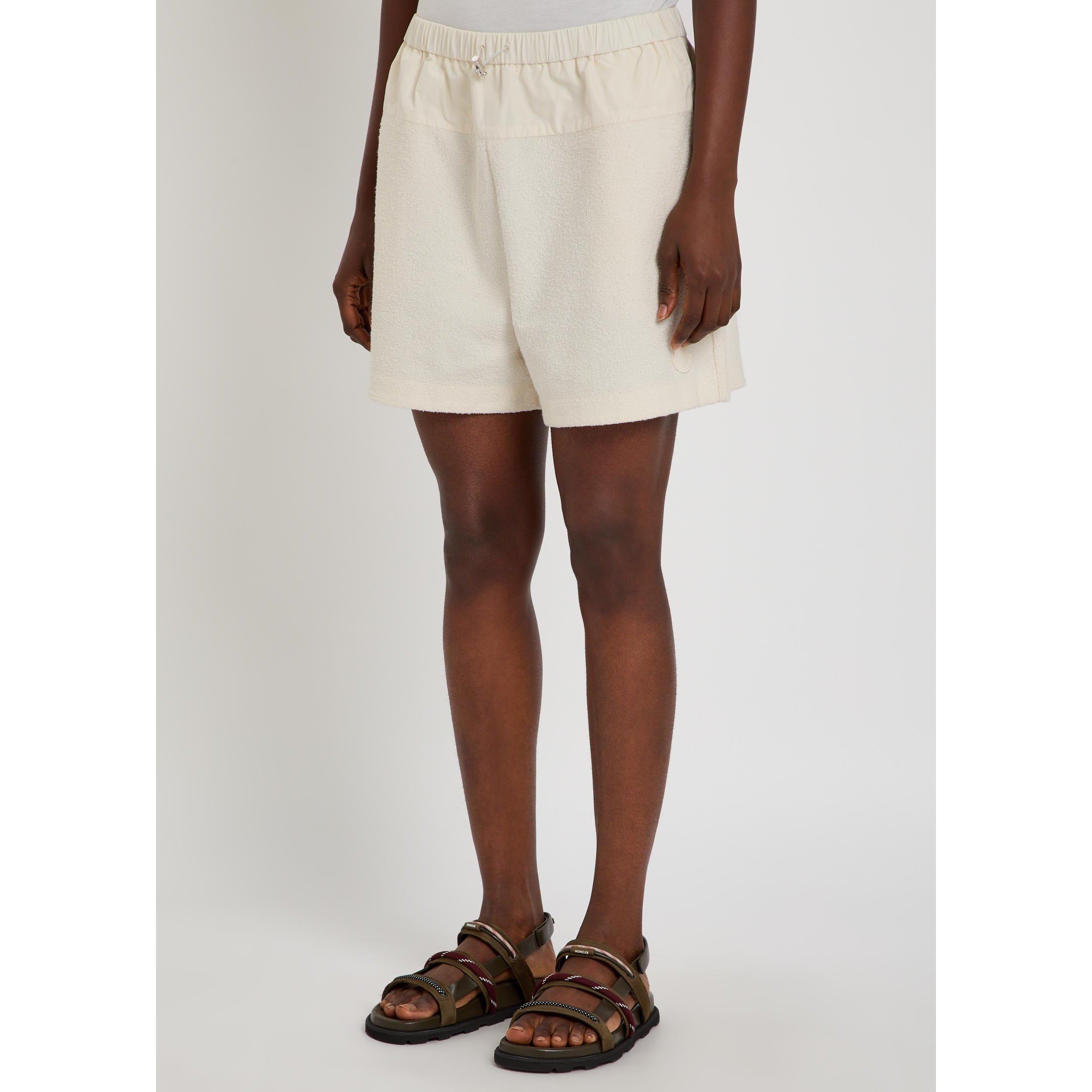 CREAM - Moncler - Women's Cotton Woven Shorts - 2