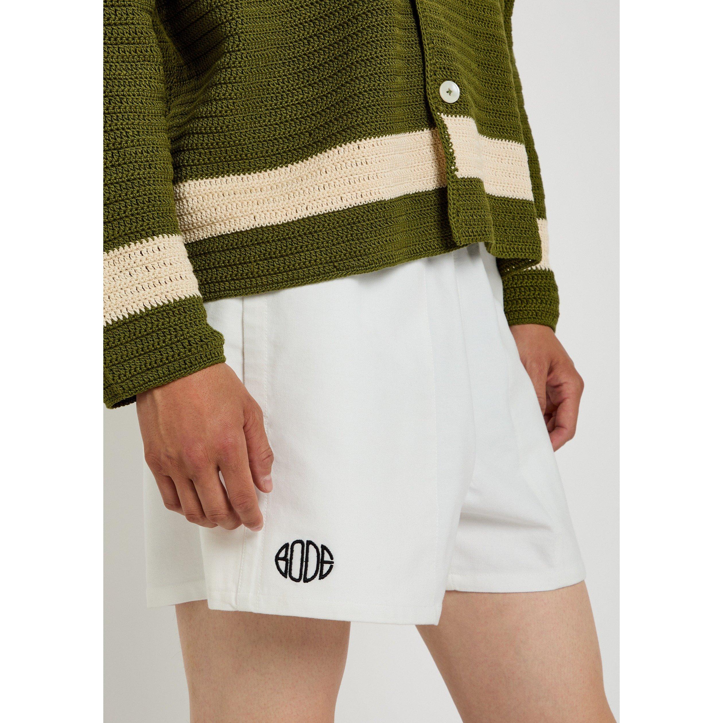 WHITE - Bode - BODE FIELD SHORTS - 4