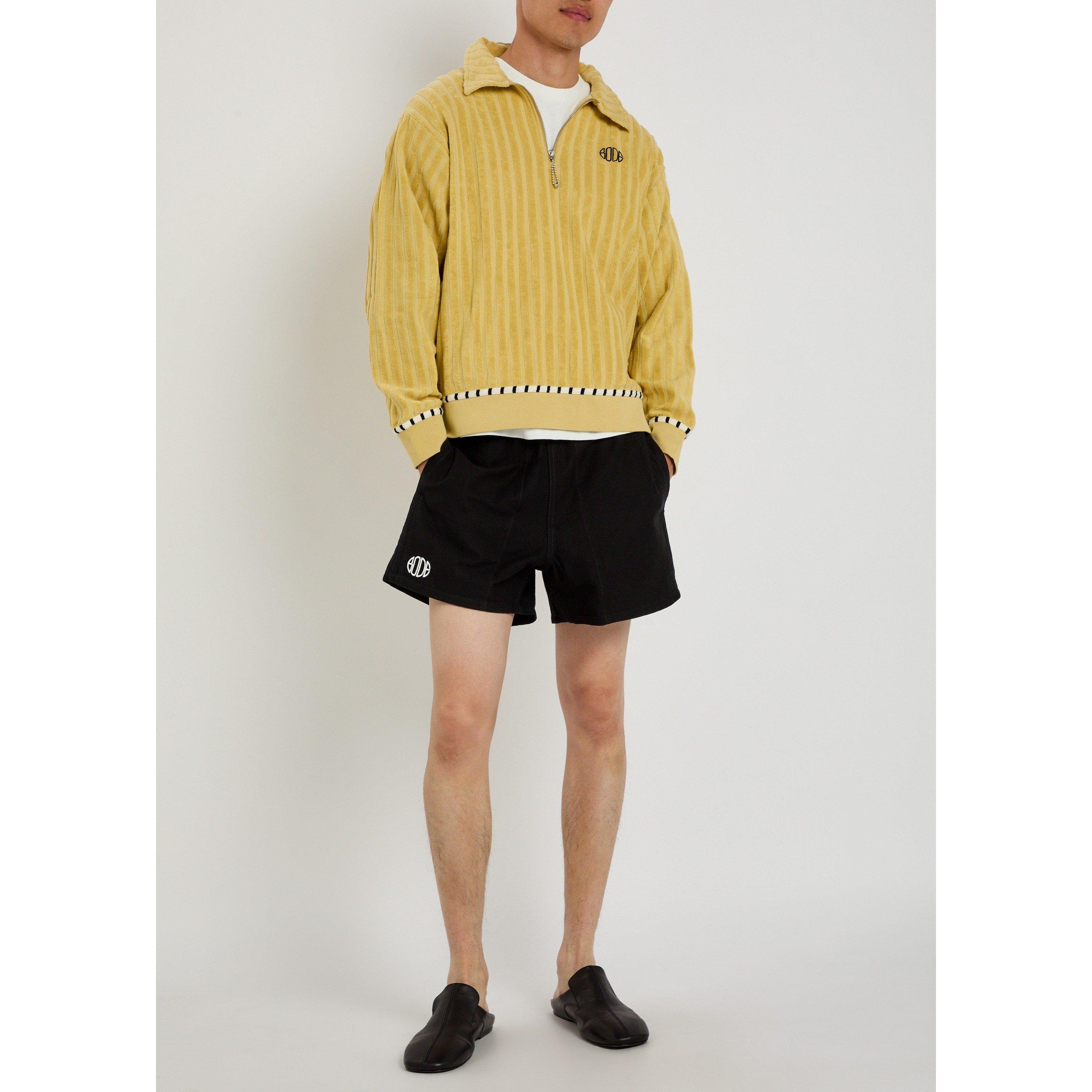 BLACK - Bode - Men's Field Cotton Shorts - 5