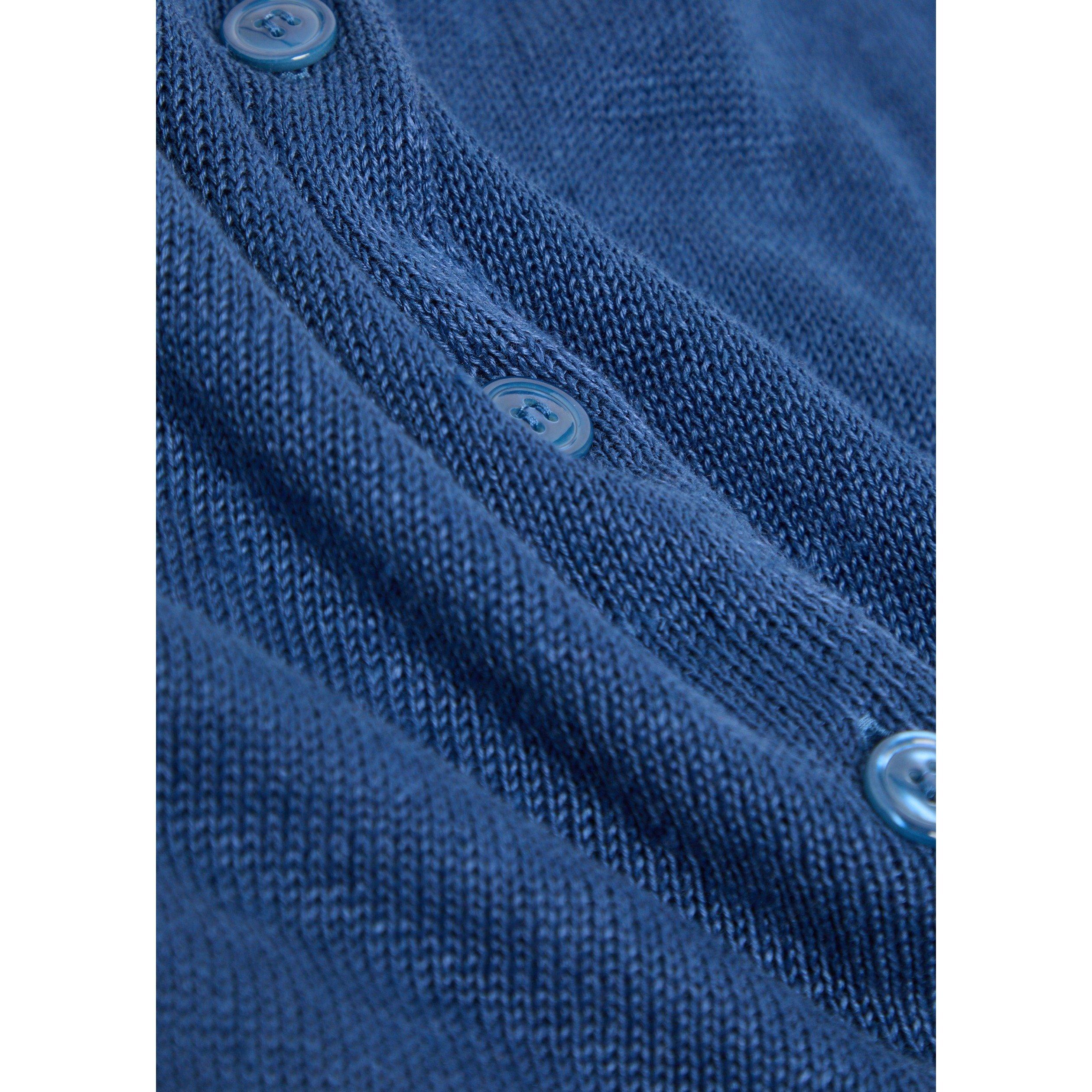 DARK BLUE - Weekend Max Mara - Women's Badia Linen Crew-Neck Slim-Fit Cardigan - 4