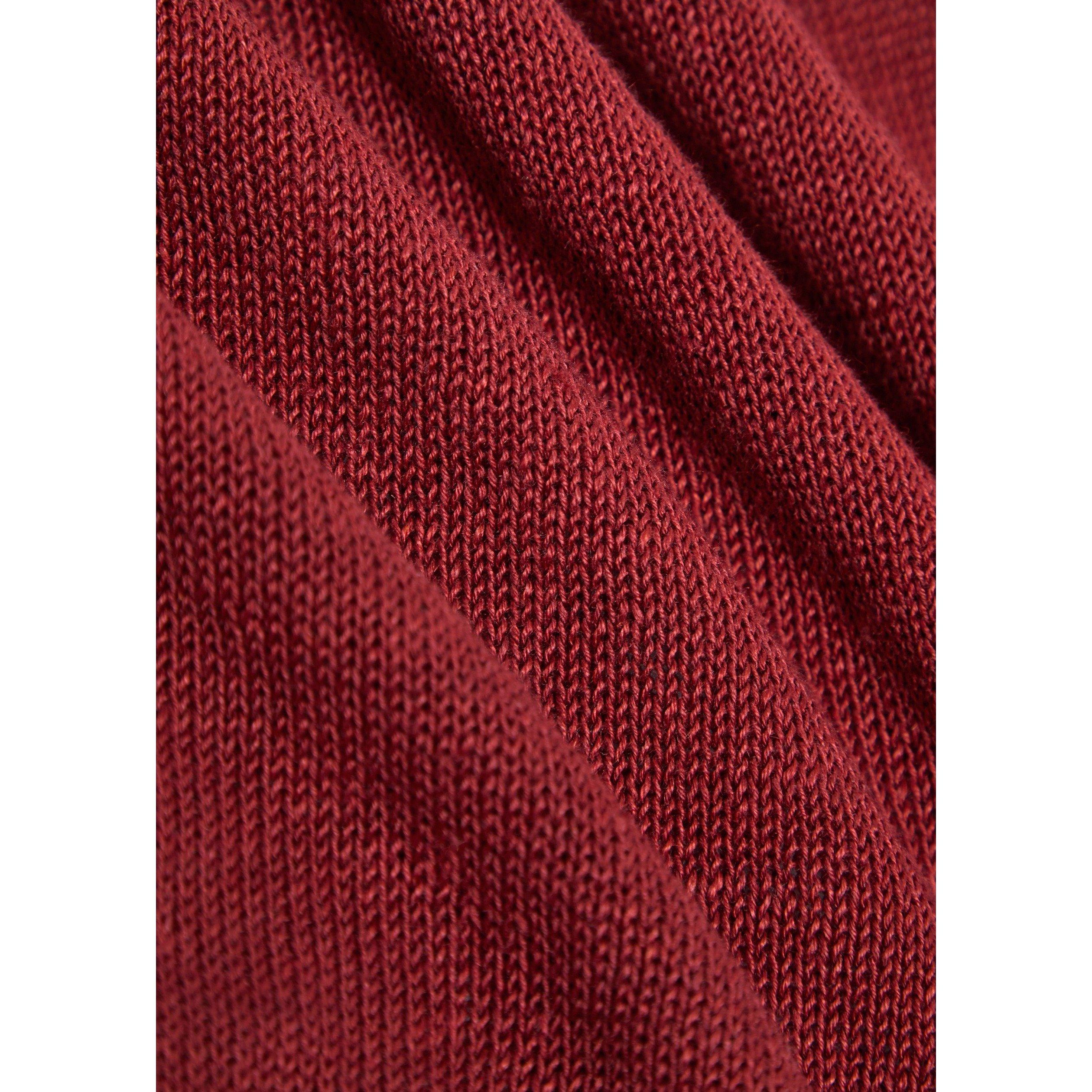 RED - Weekend Max Mara - Women's Linen Long-Sleeve Crew-Neck Jumper - 4