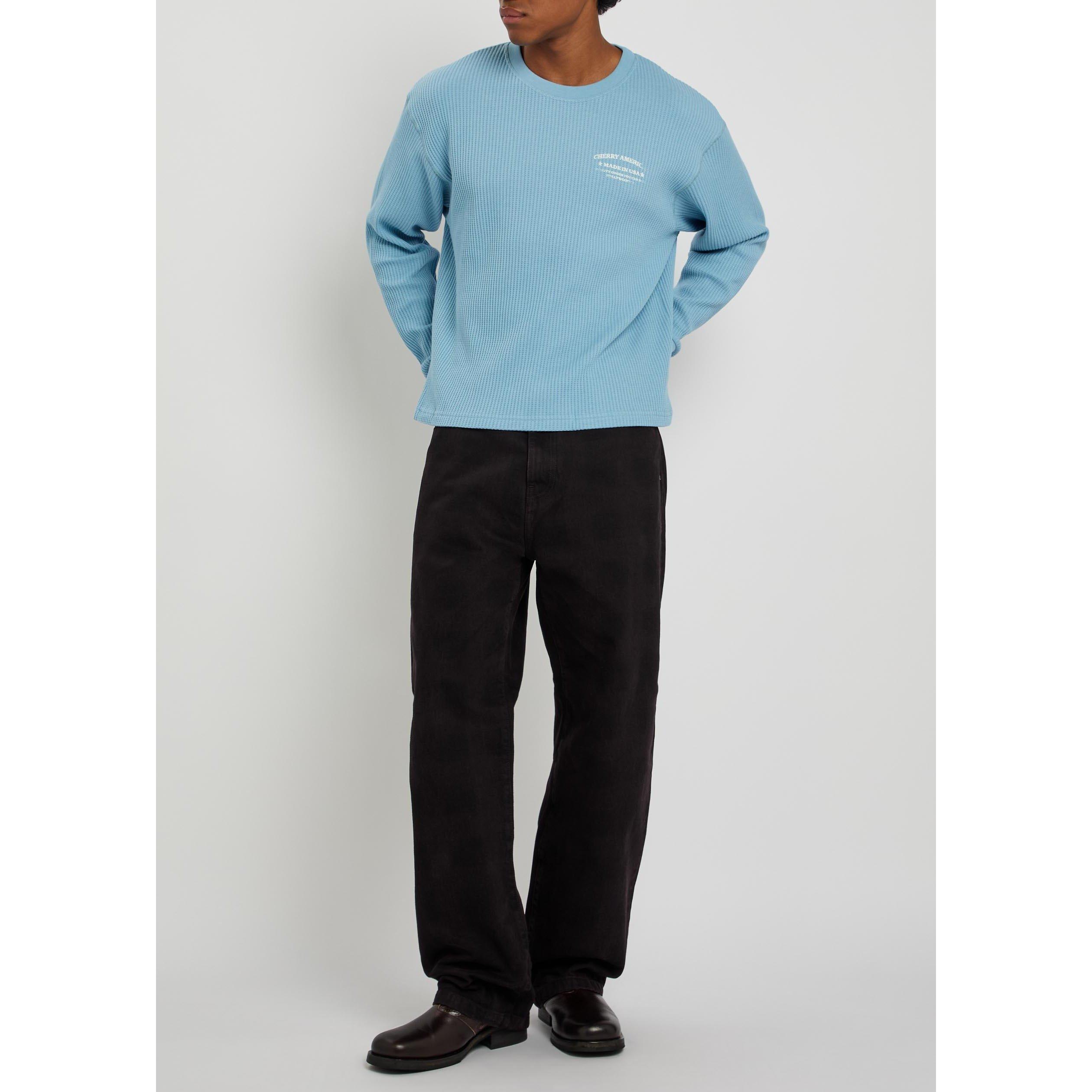 BLACK - Carhartt - Men's Everson Plaid Cotton Tapered Jeans - 5