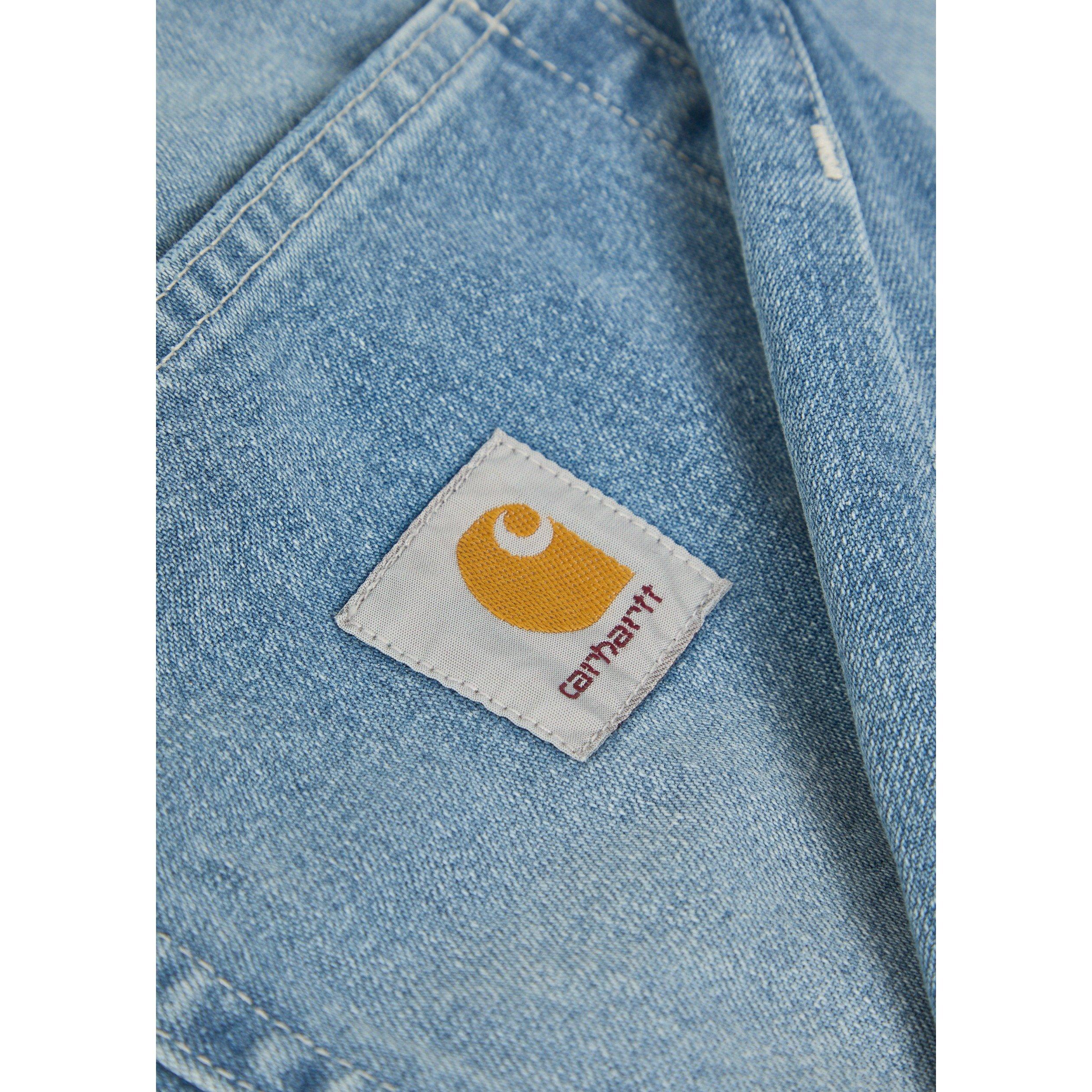 LIGHT BLUE - Carhartt - Men's Brandon Cotton Oversized-Fit Denim Shorts - 4