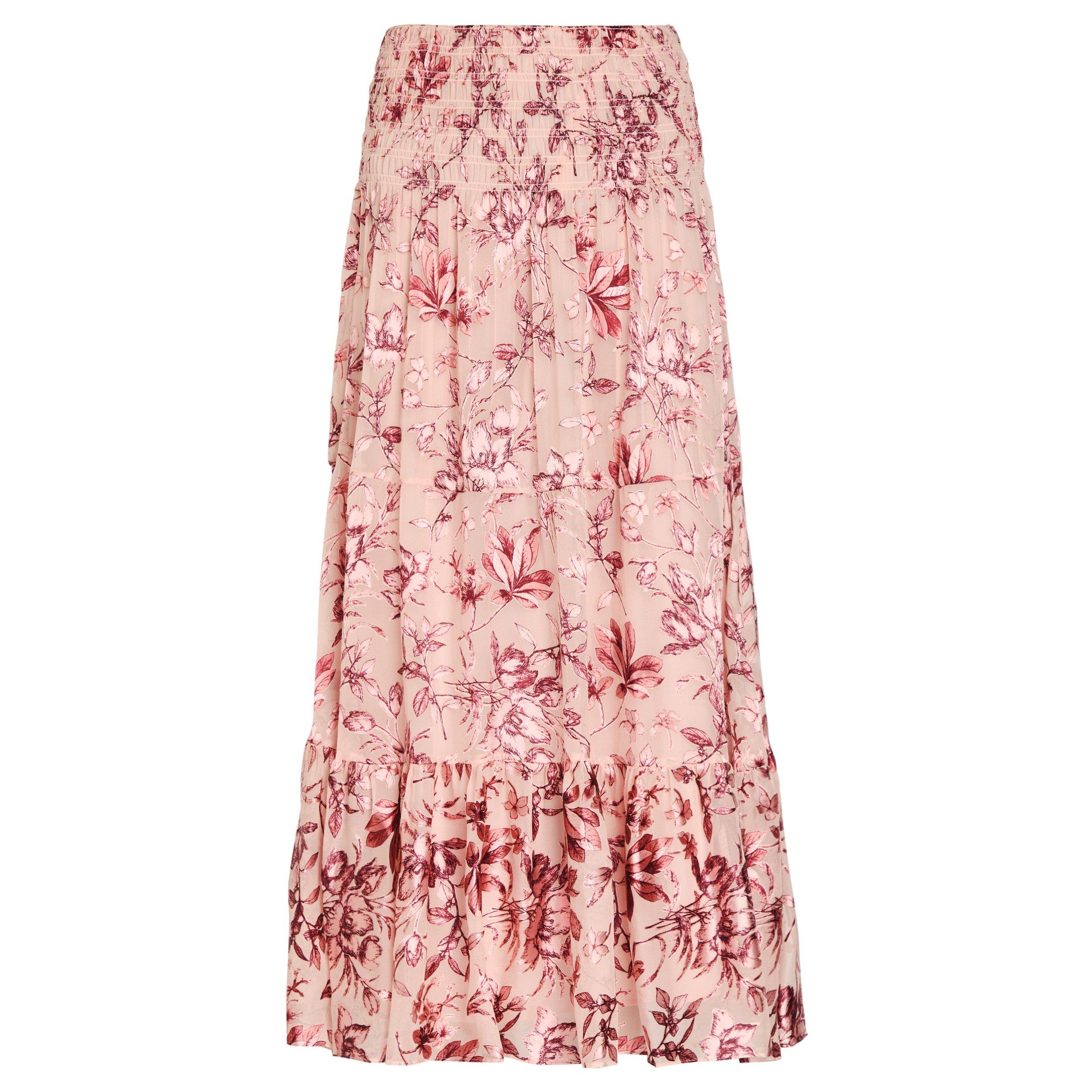 Alice And Olivia LS Stevie Drop Waist Maxi Skrt