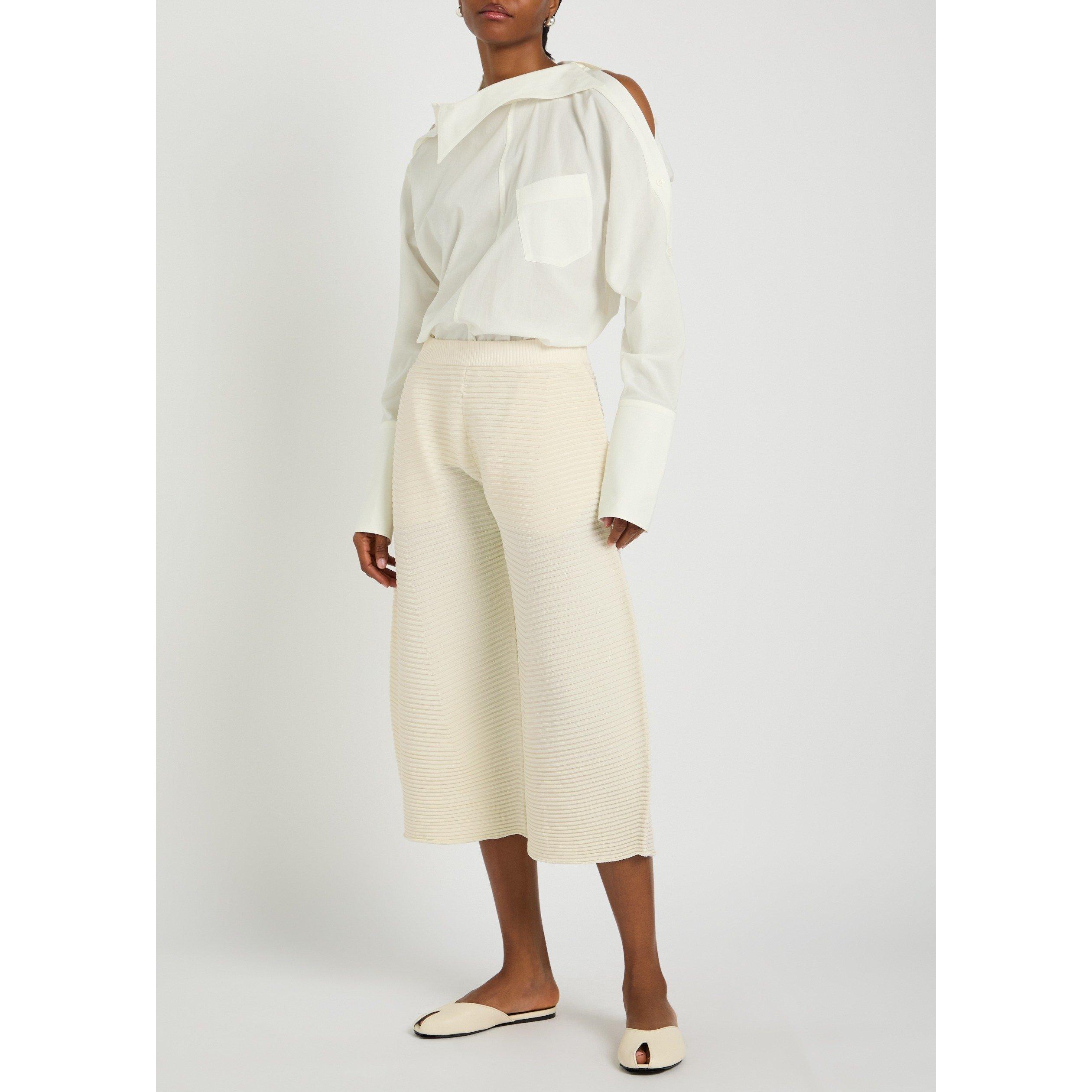 OFF WHITE - Issey Miyake - PANTS CORRUGATED KNIT - 5