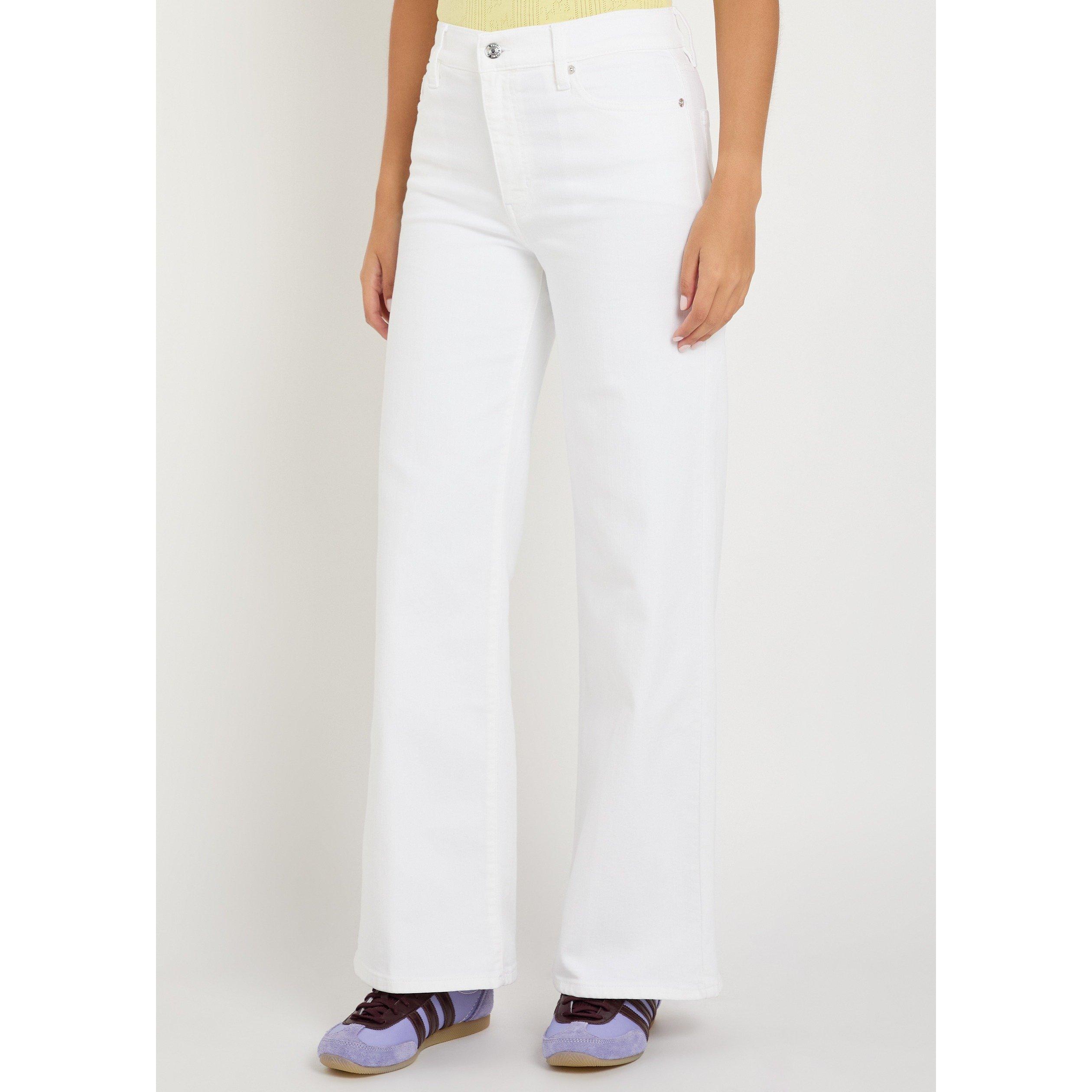 WHITE - Frame Denim - Women's Le Slim Palazzo Wide-Leg Jeans - 2