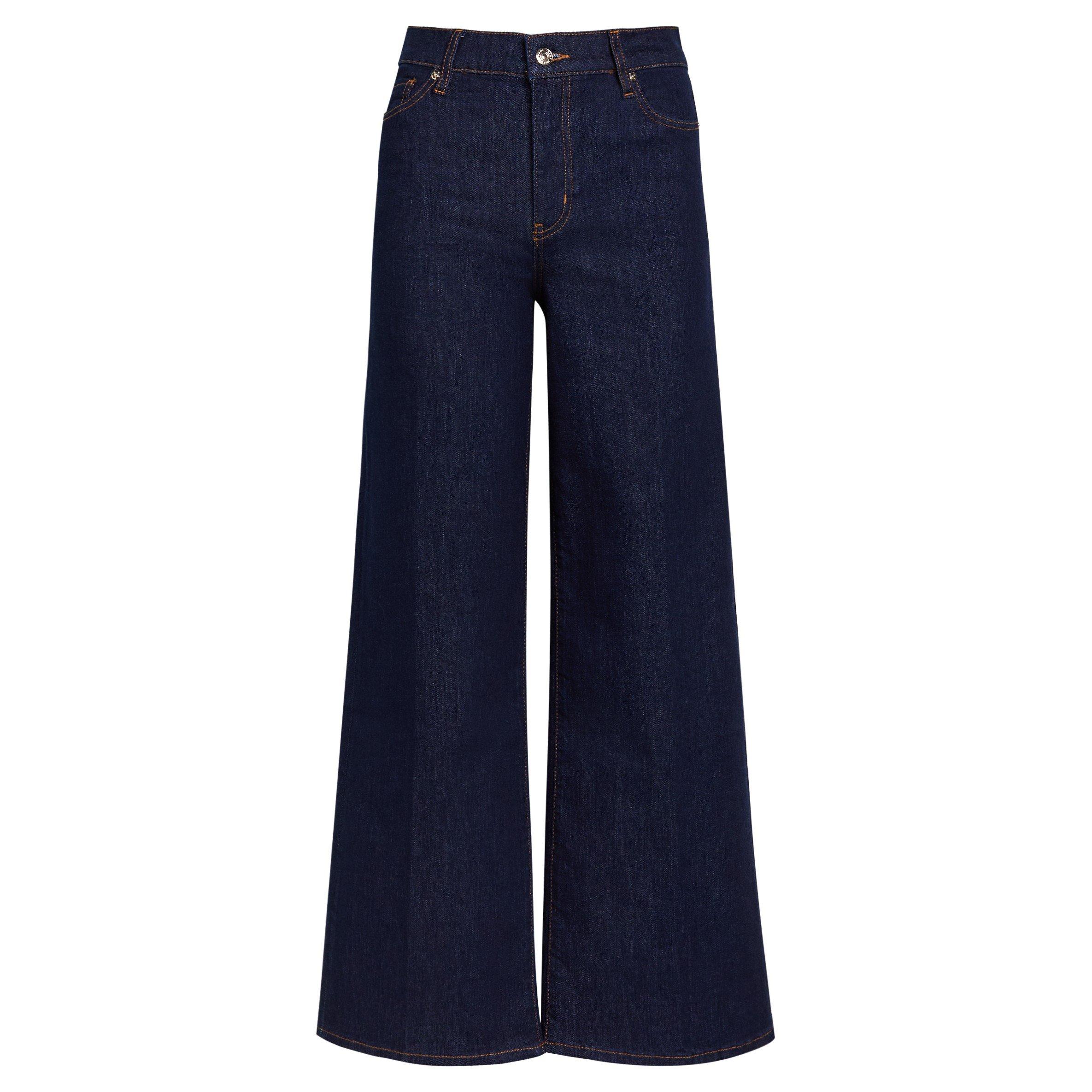 NAVY - Frame Denim - LE SLIM PALAZZO