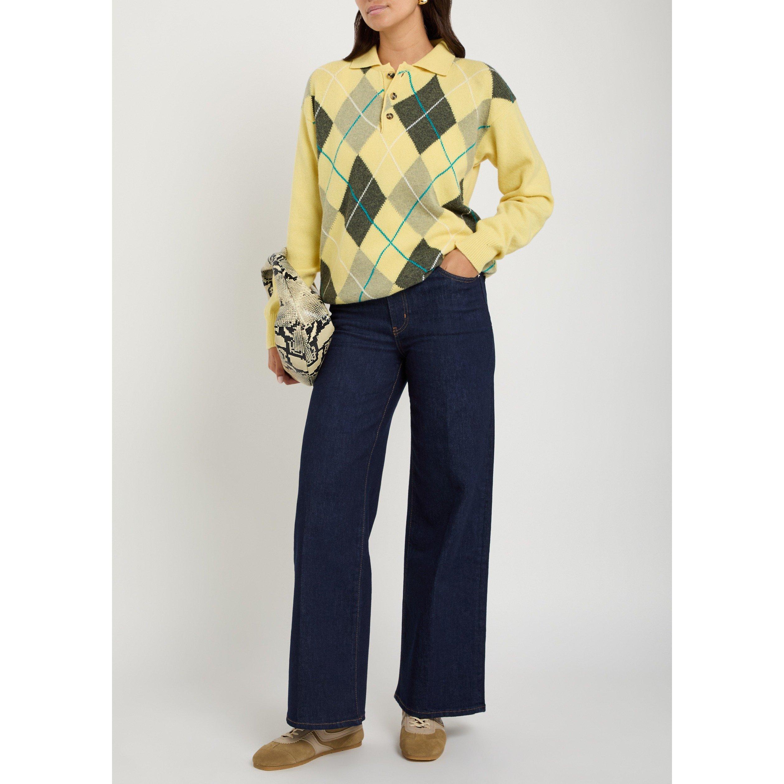 NAVY - Frame Denim - Women's Le Slim Palazzo Wide-Leg Jeans - 5