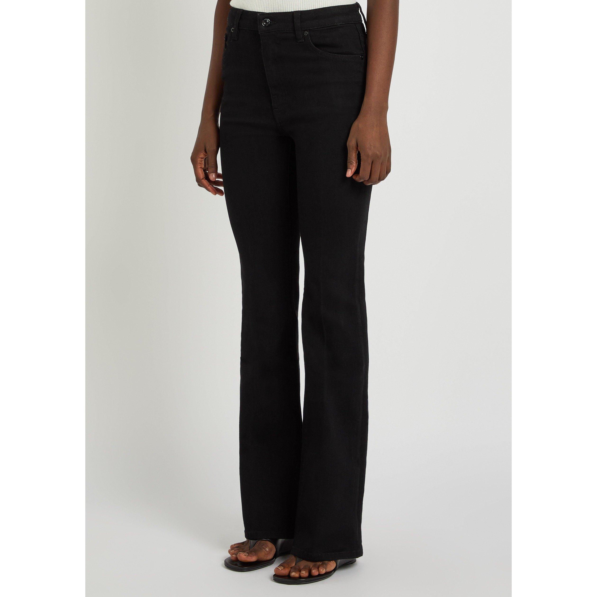 BLACK - Frame Denim - Women's the Reboot Bootcut Jeans - 2