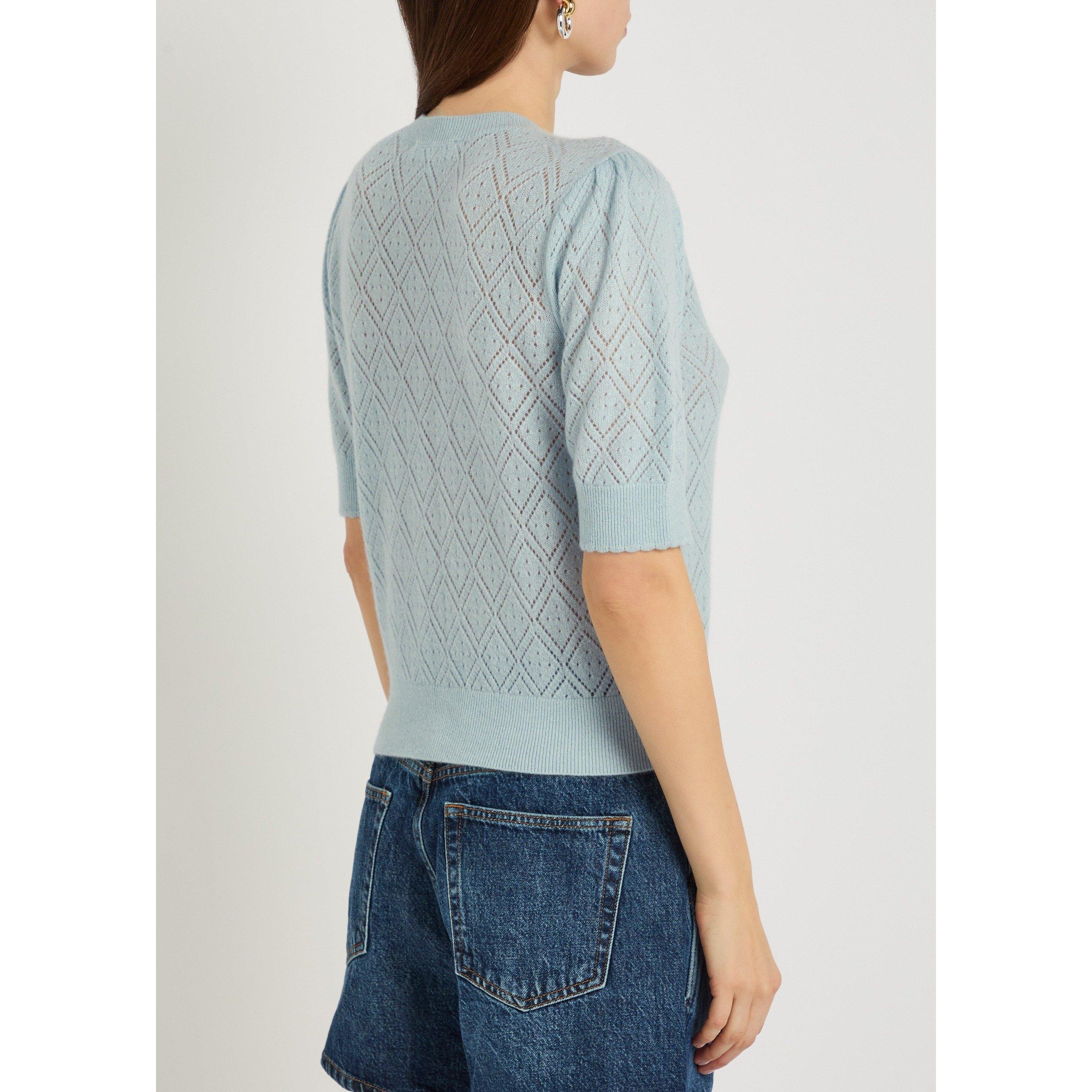 LIGHT BLUE - Frame Denim - THE DELICATE CASHMERE S/S CARD - 3