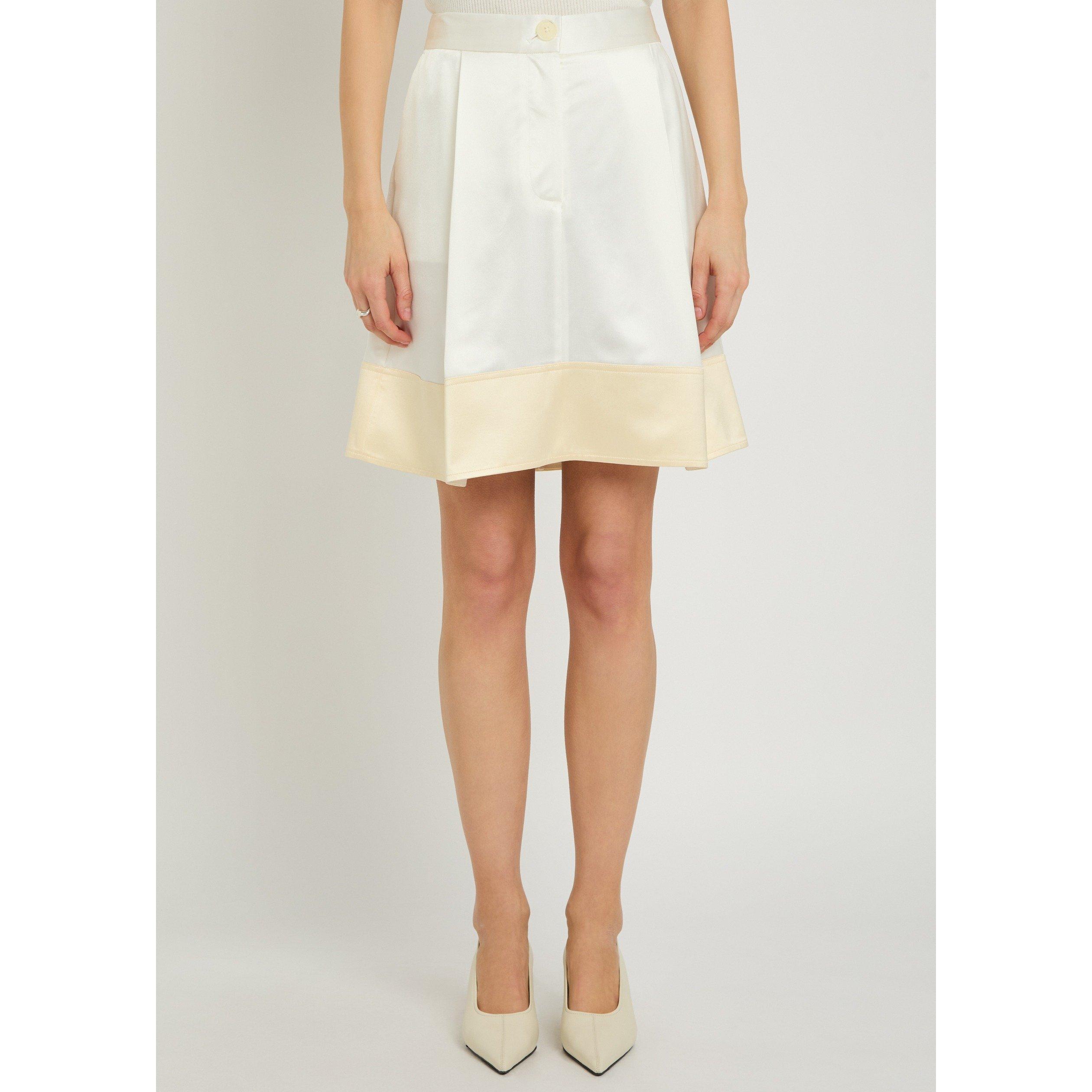 WHITE - Toteme - Soft tuxedo skirt - 2