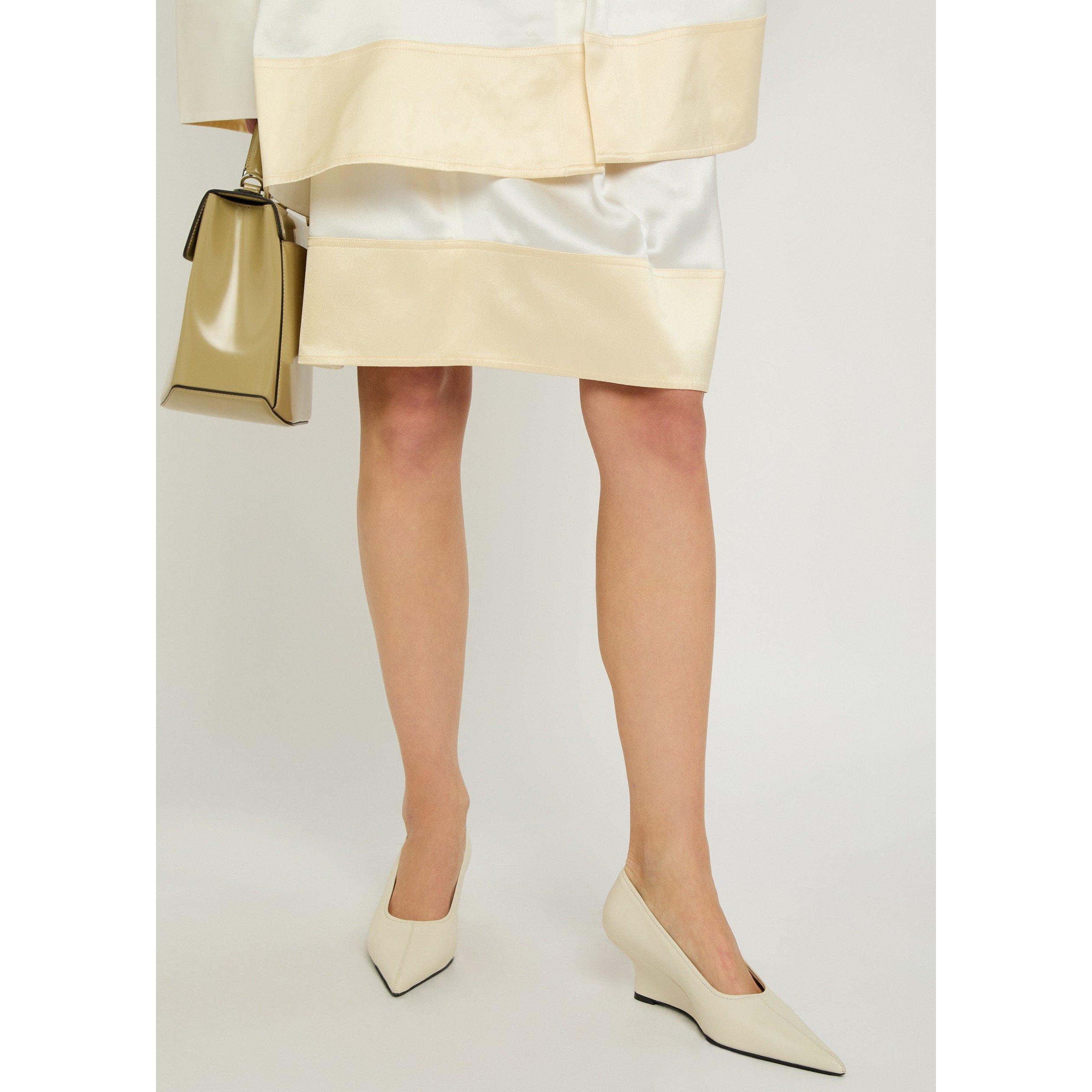 WHITE - Toteme - Soft tuxedo skirt - 4