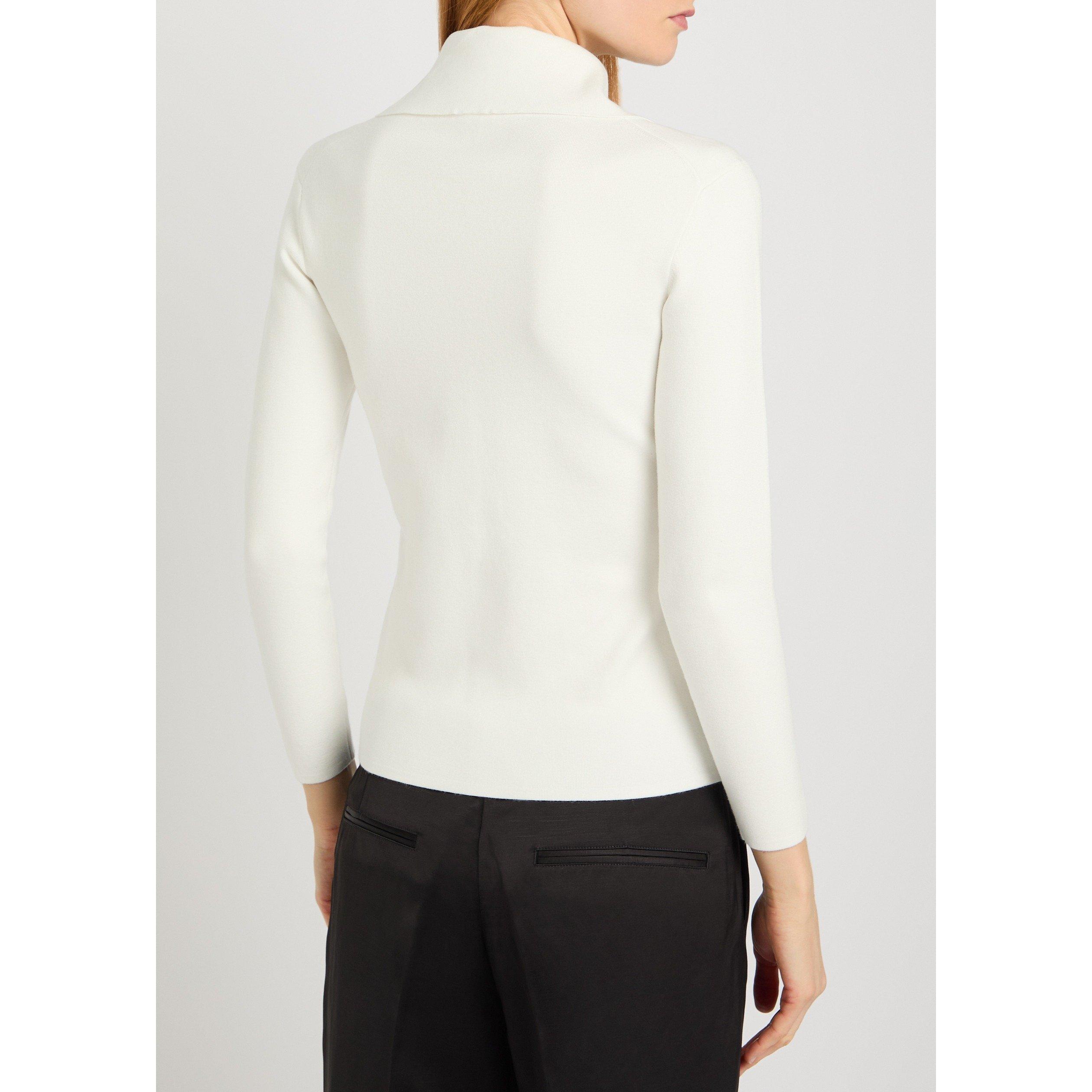 OFF WHITE - Toteme - Fitted polo cardigan - 3