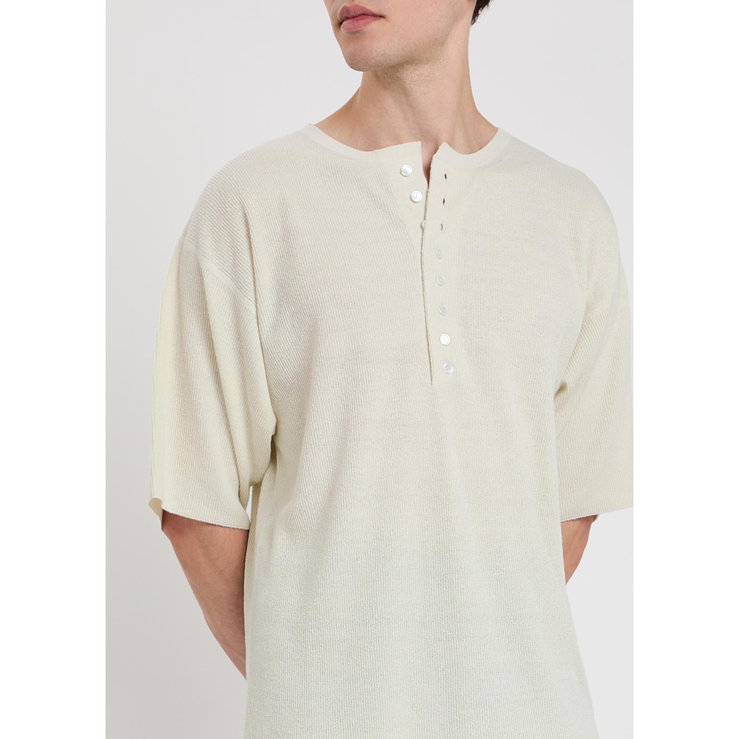 WHITE - Calvin Klein - CK CHRISTOPHER MENS KNIT TOP - 4