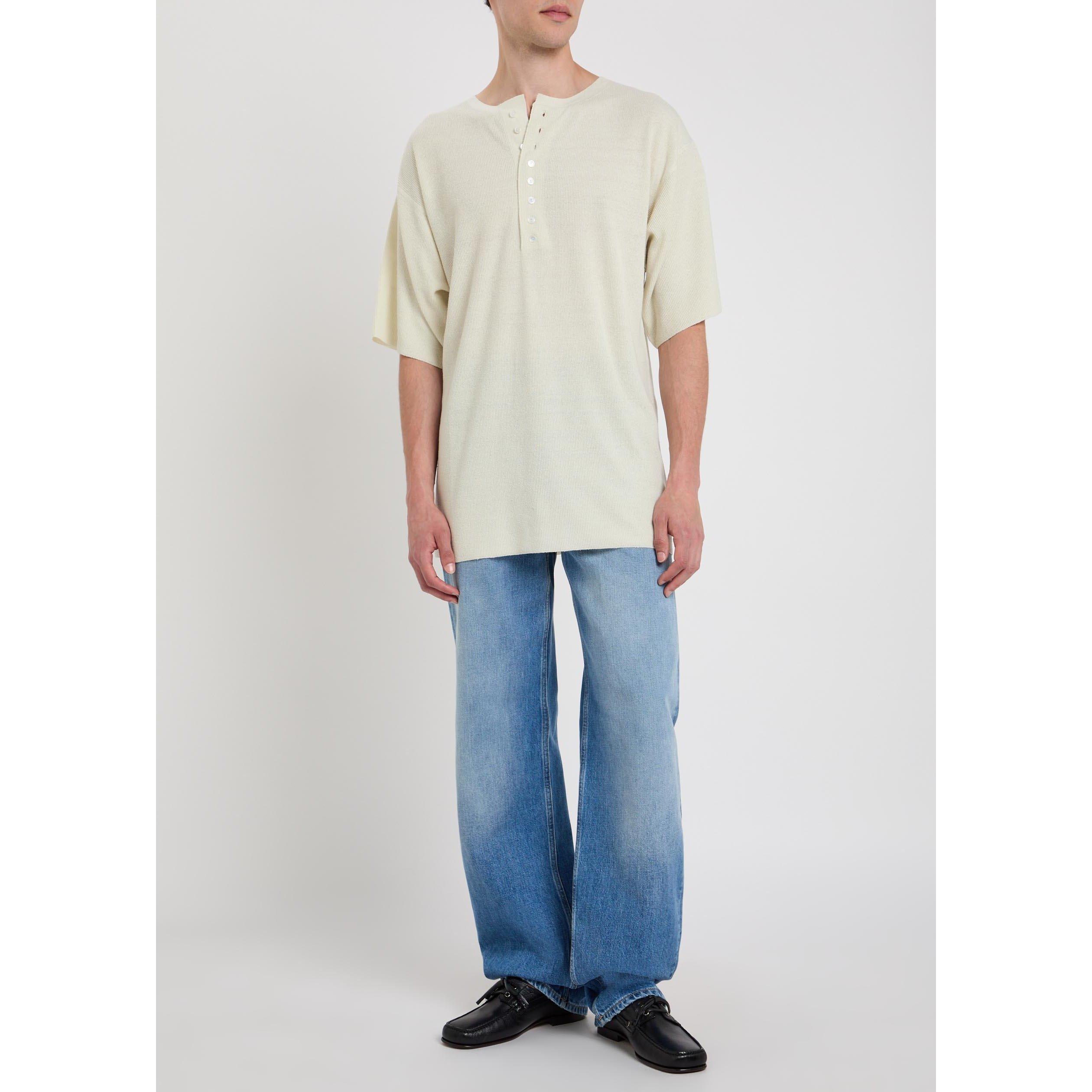 WHITE - Calvin Klein - CK CHRISTOPHER MENS KNIT TOP - 5
