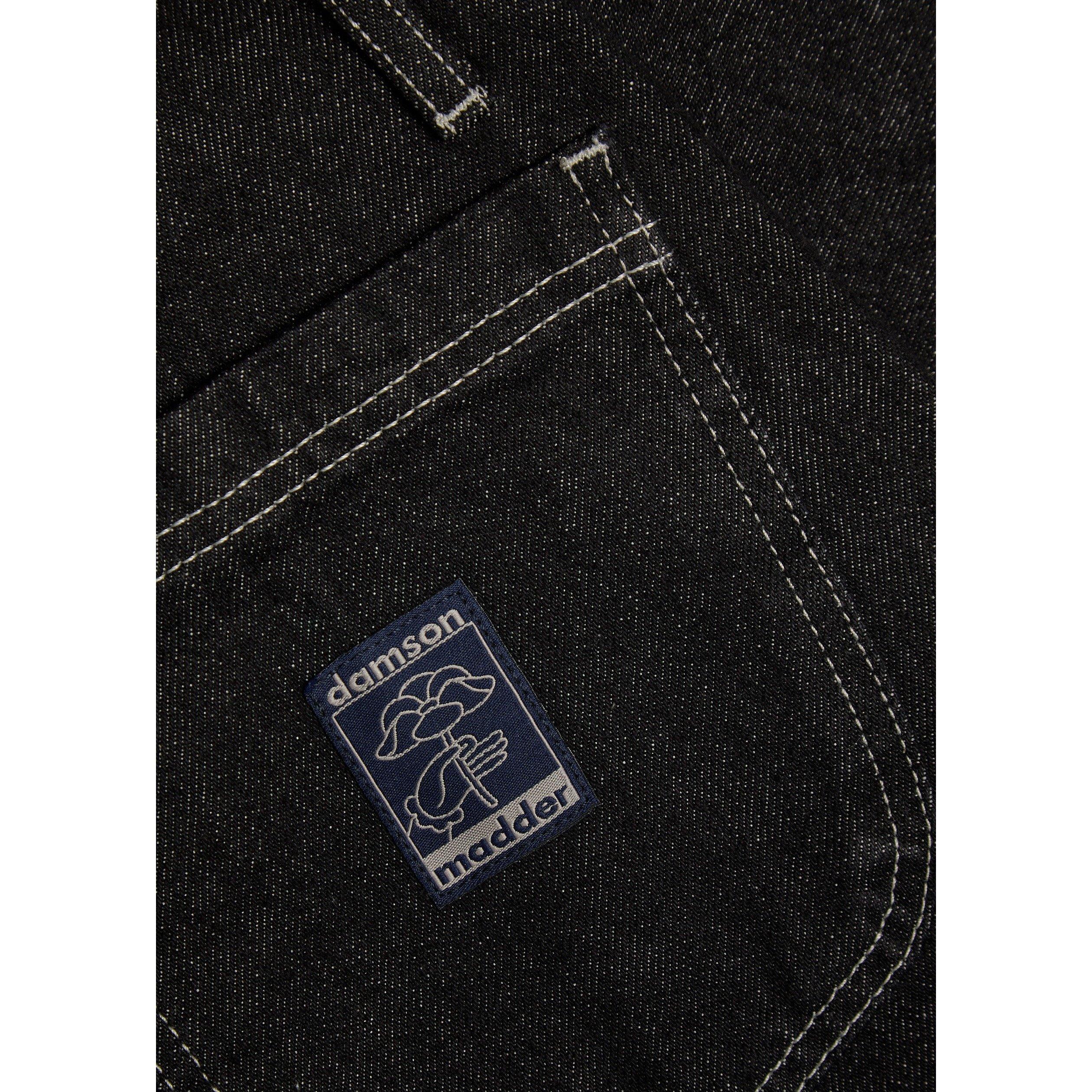 BLACK - Damson Madder - Women's Pascal Loose-Fit Cotton Wide Jeans - 4