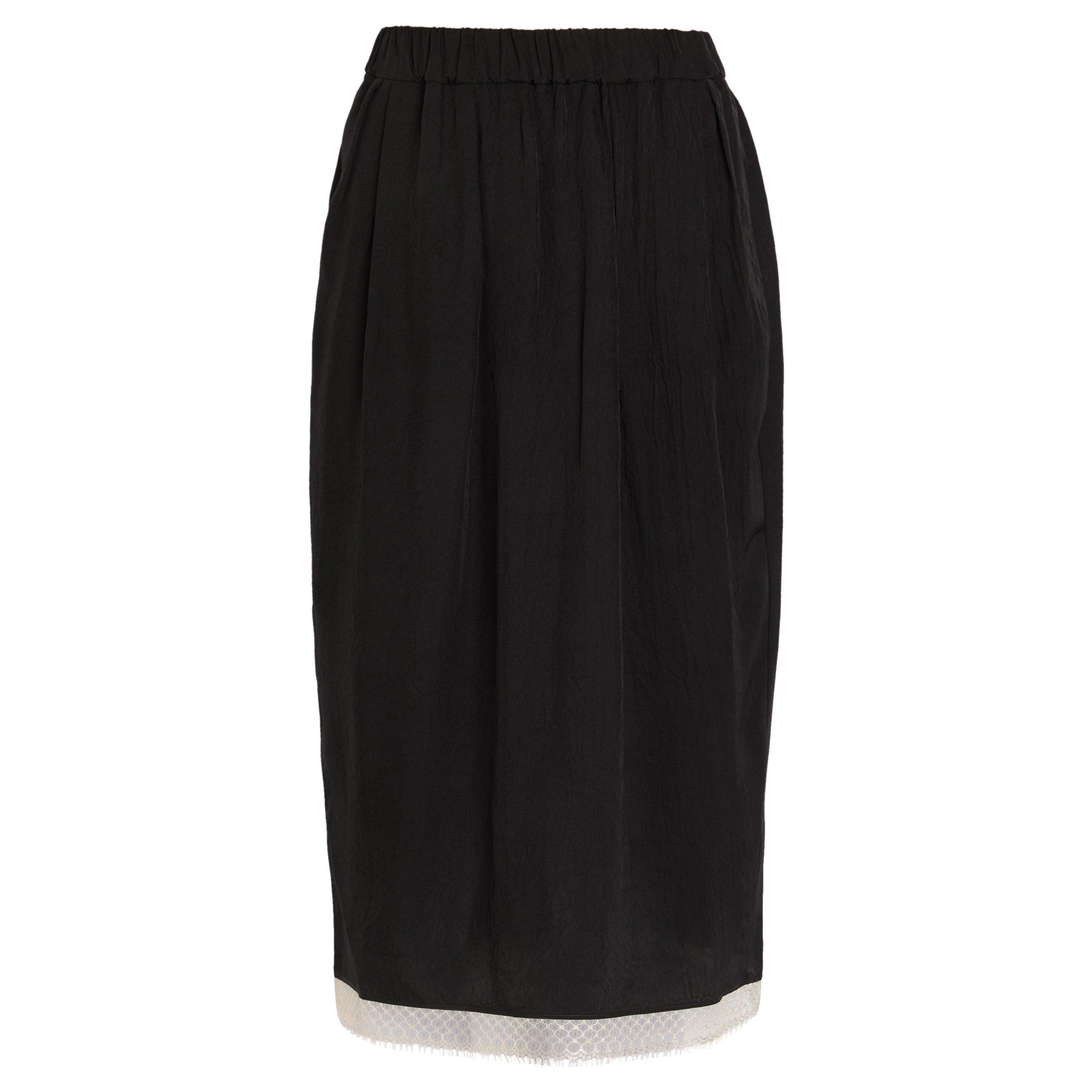 BLACK - Maria McManus - LACE TULIP SKIRT IN BLACK - 1
