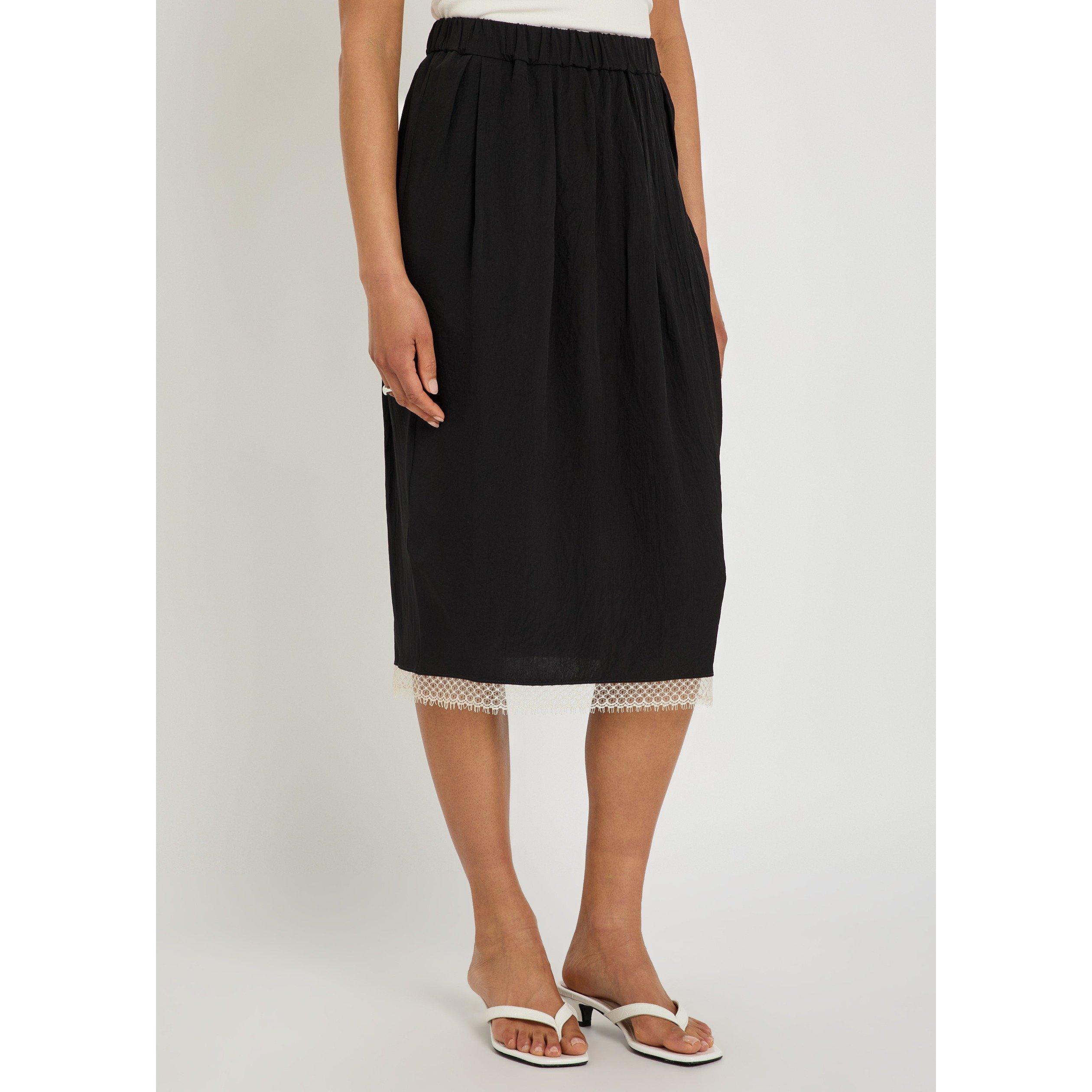 BLACK - Maria McManus - LACE TULIP SKIRT IN BLACK - 2