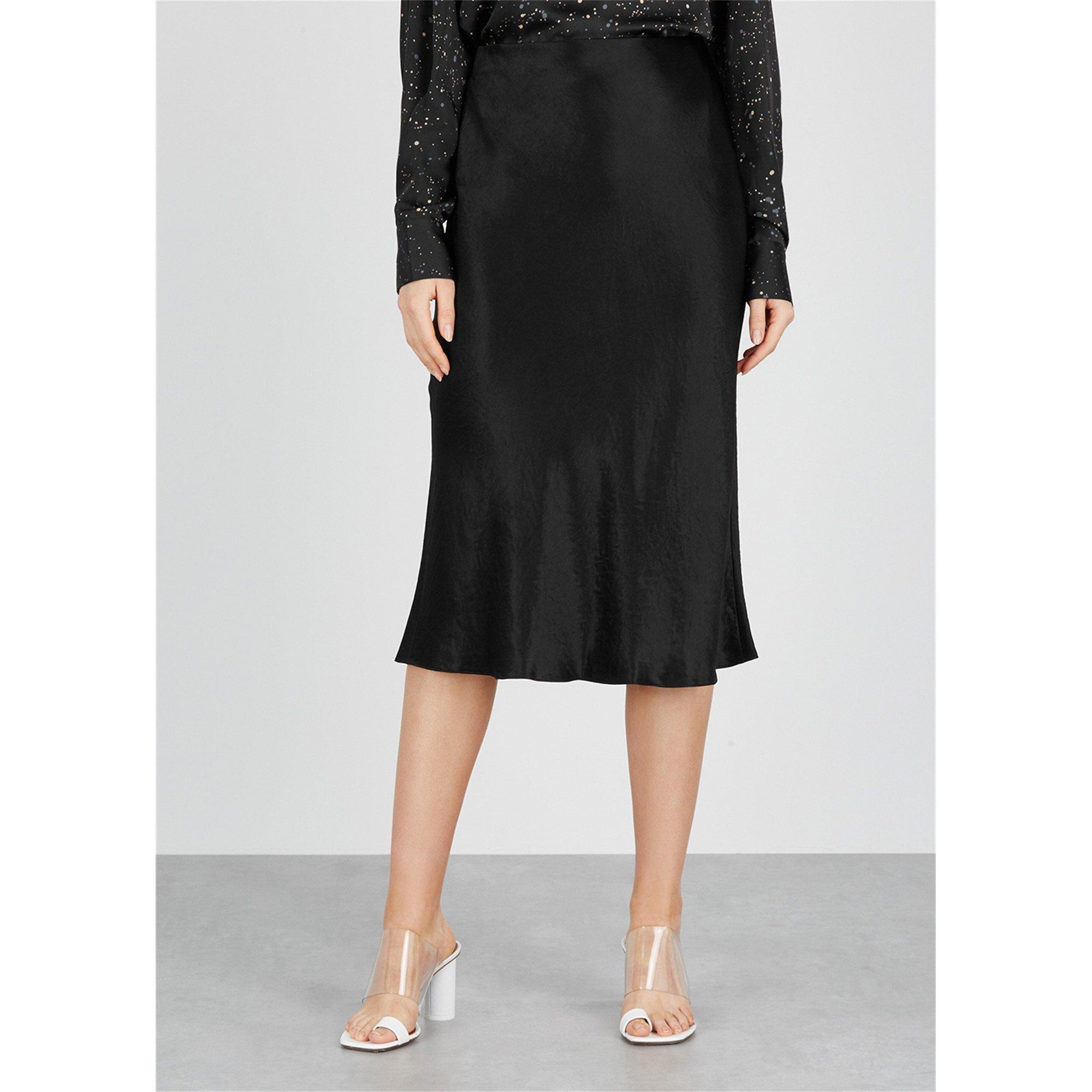 BLACK - Vince - SLIP SKIRT - 2