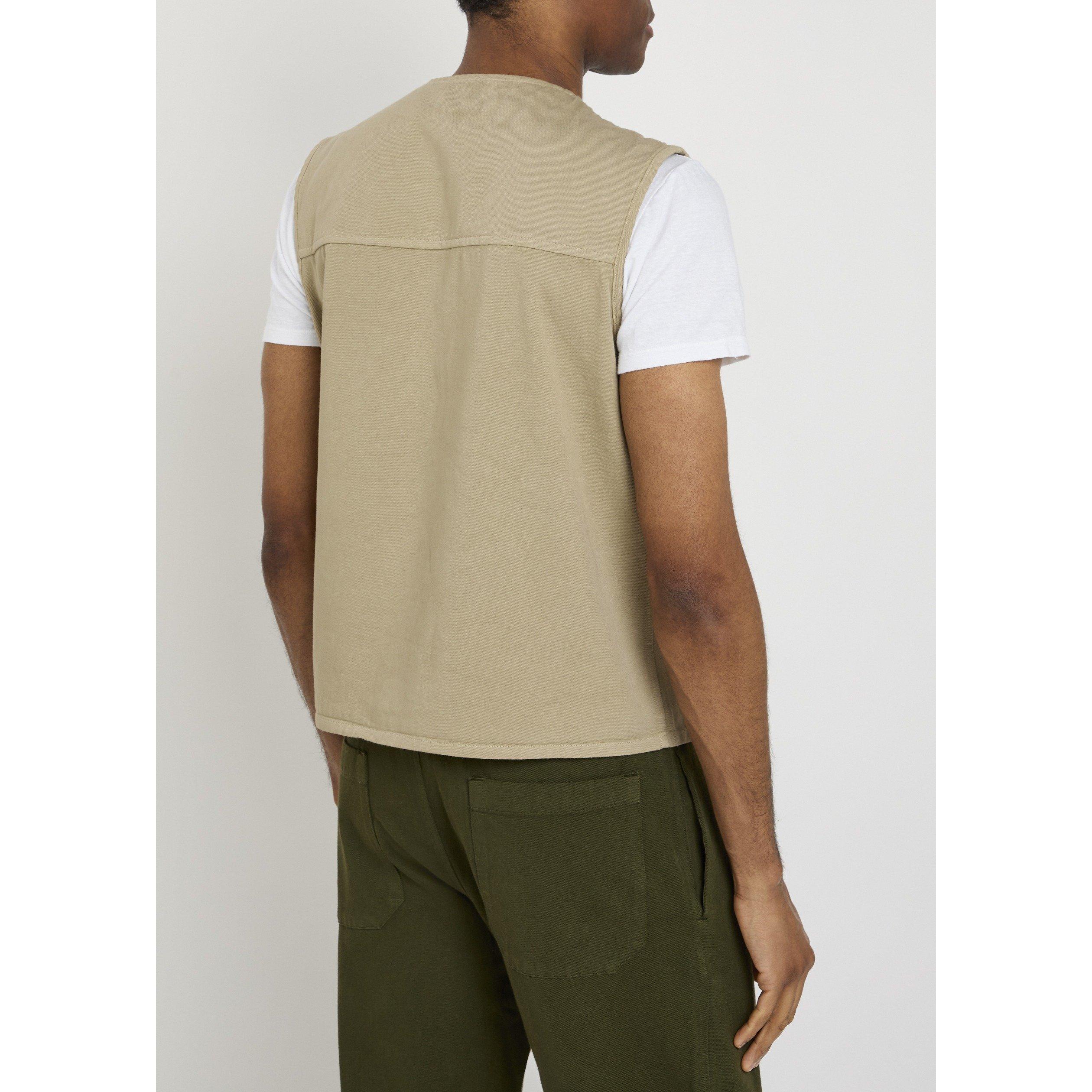TAUPE - Unknown - LAB BUTTON VEST - 3