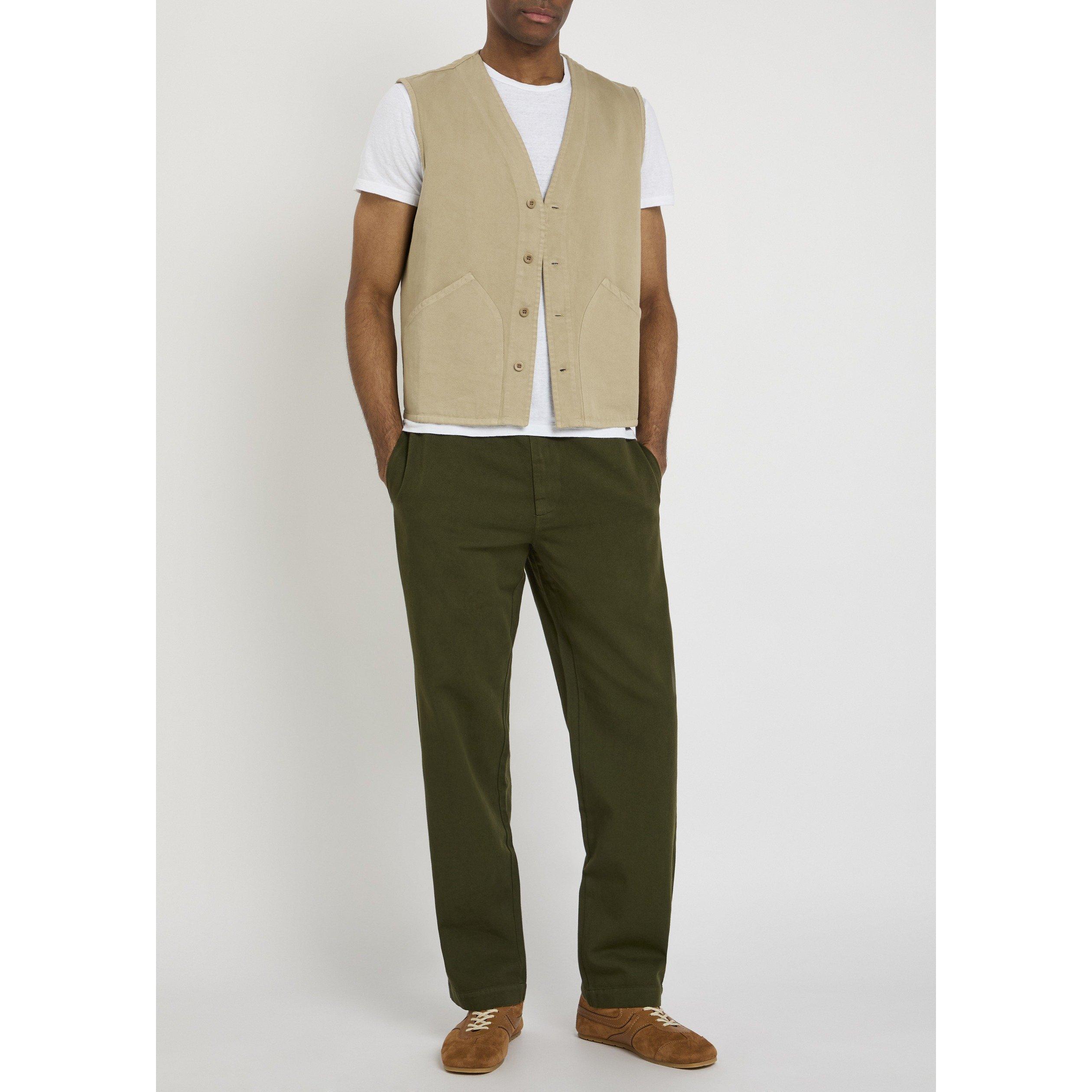 TAUPE - Unknown - LAB BUTTON VEST - 5