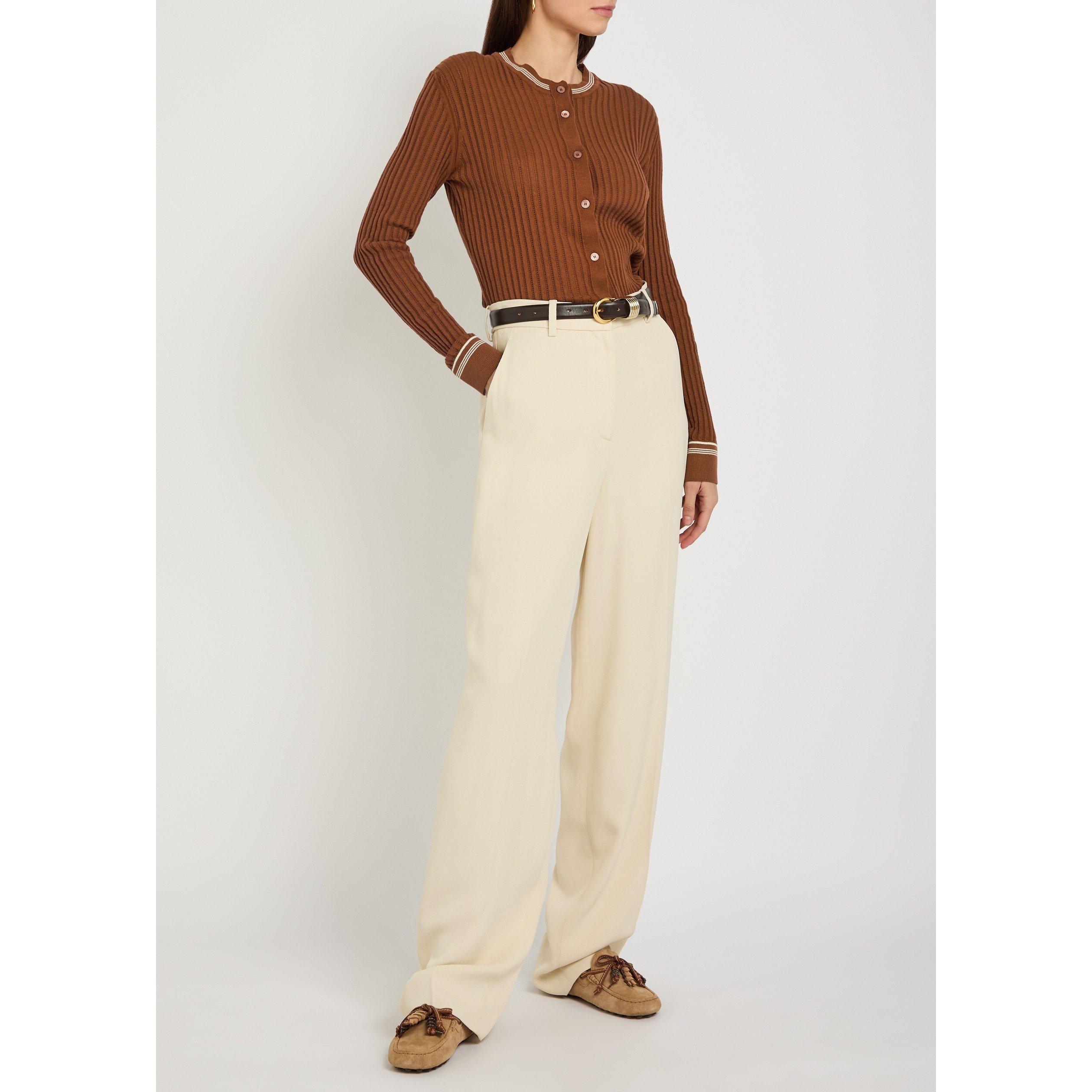 TERRACOTTA - Tods - KNITTED CARDIGAN - FULL SUMMER - 5