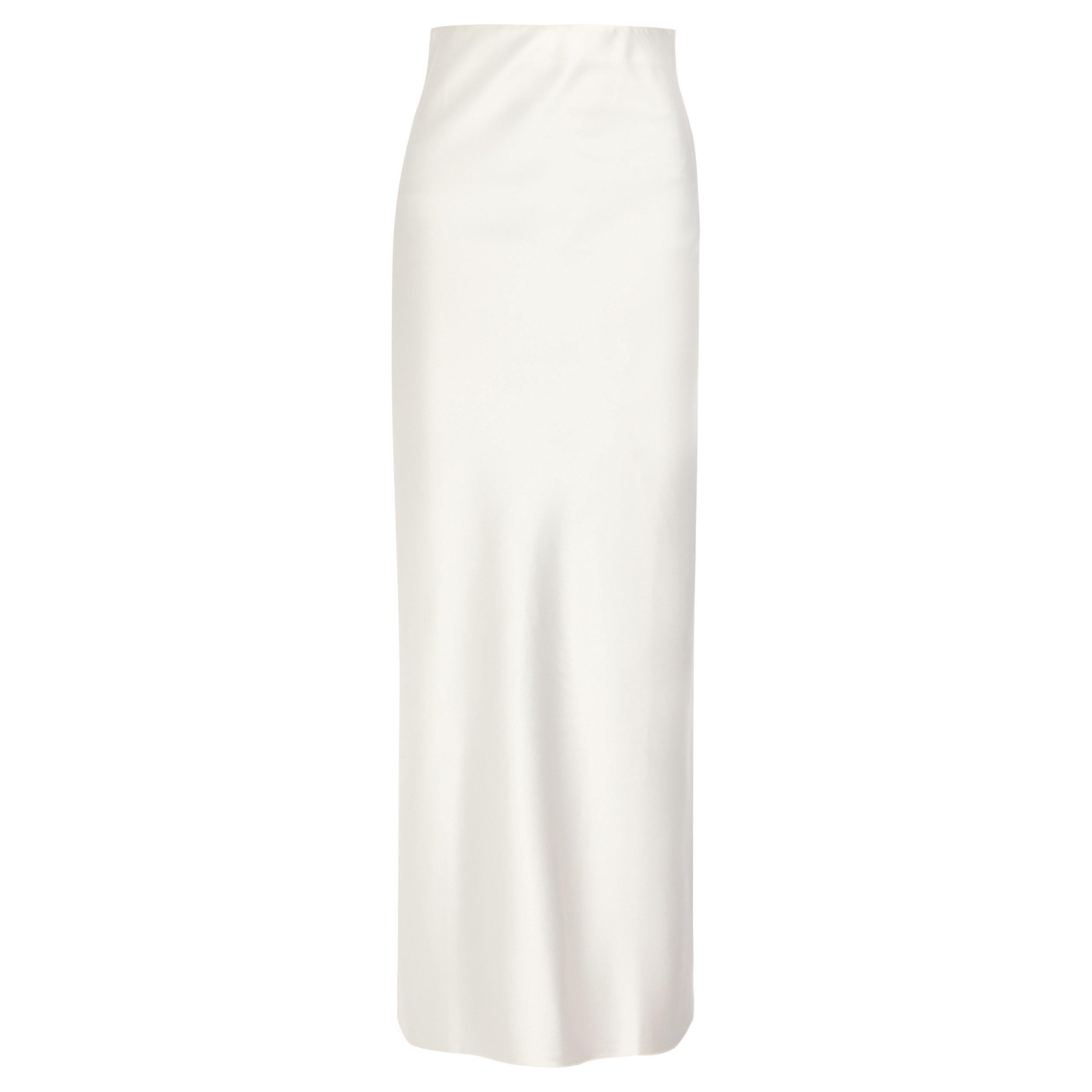 OFF WHITE - SKIIM - SILK BIAS SKIRT - 1