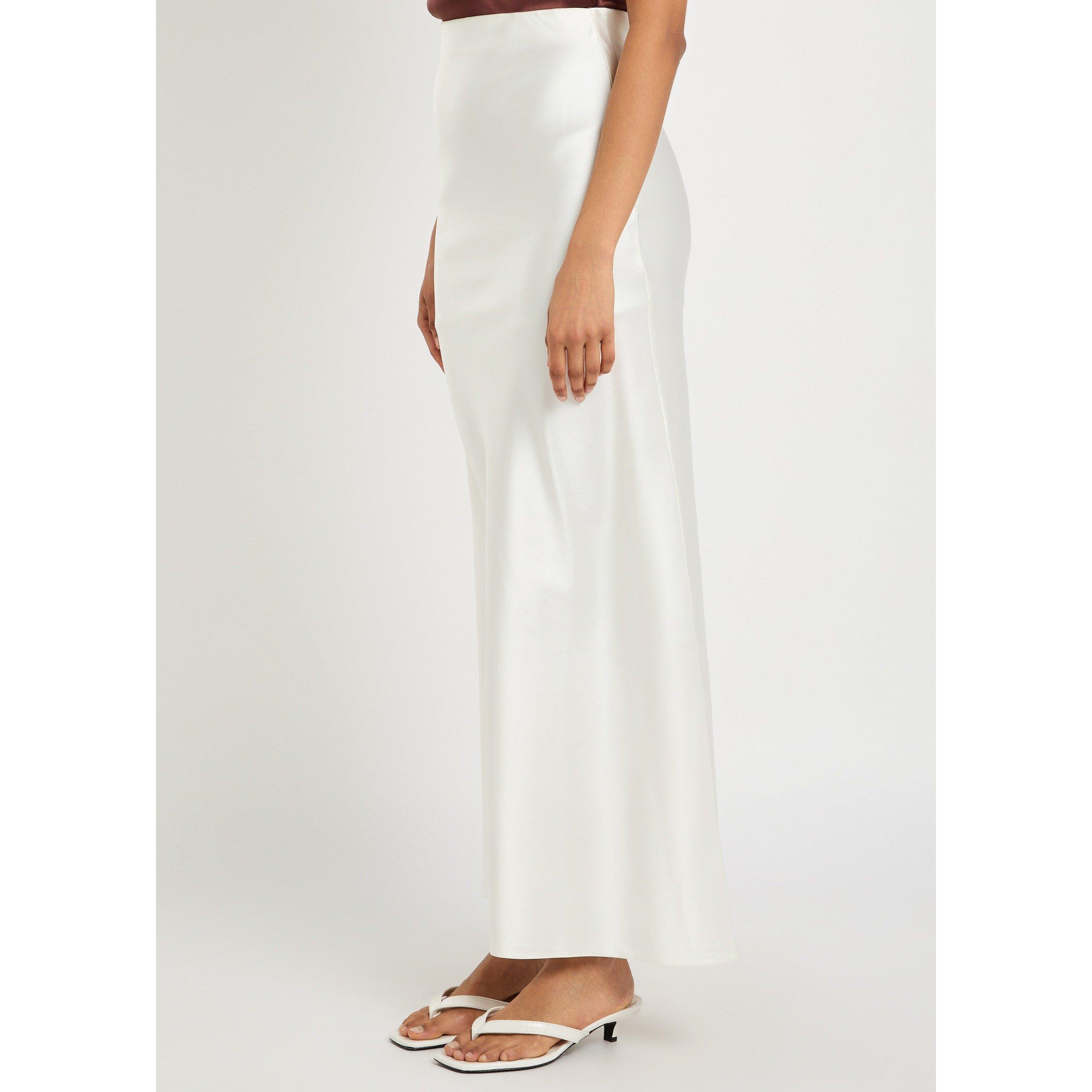 OFF WHITE - SKIIM - SILK BIAS SKIRT - 2