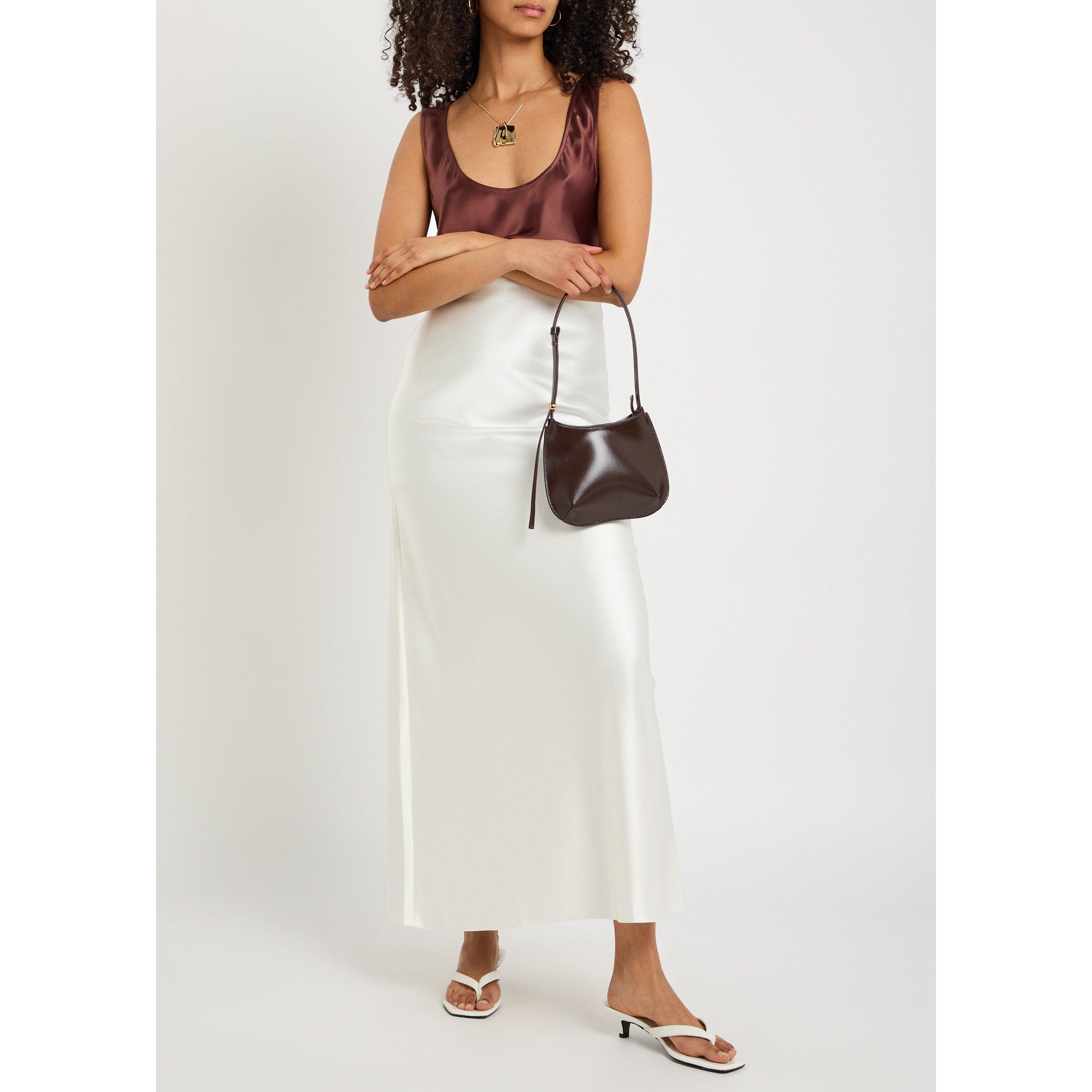 OFF WHITE - SKIIM - SILK BIAS SKIRT - 5