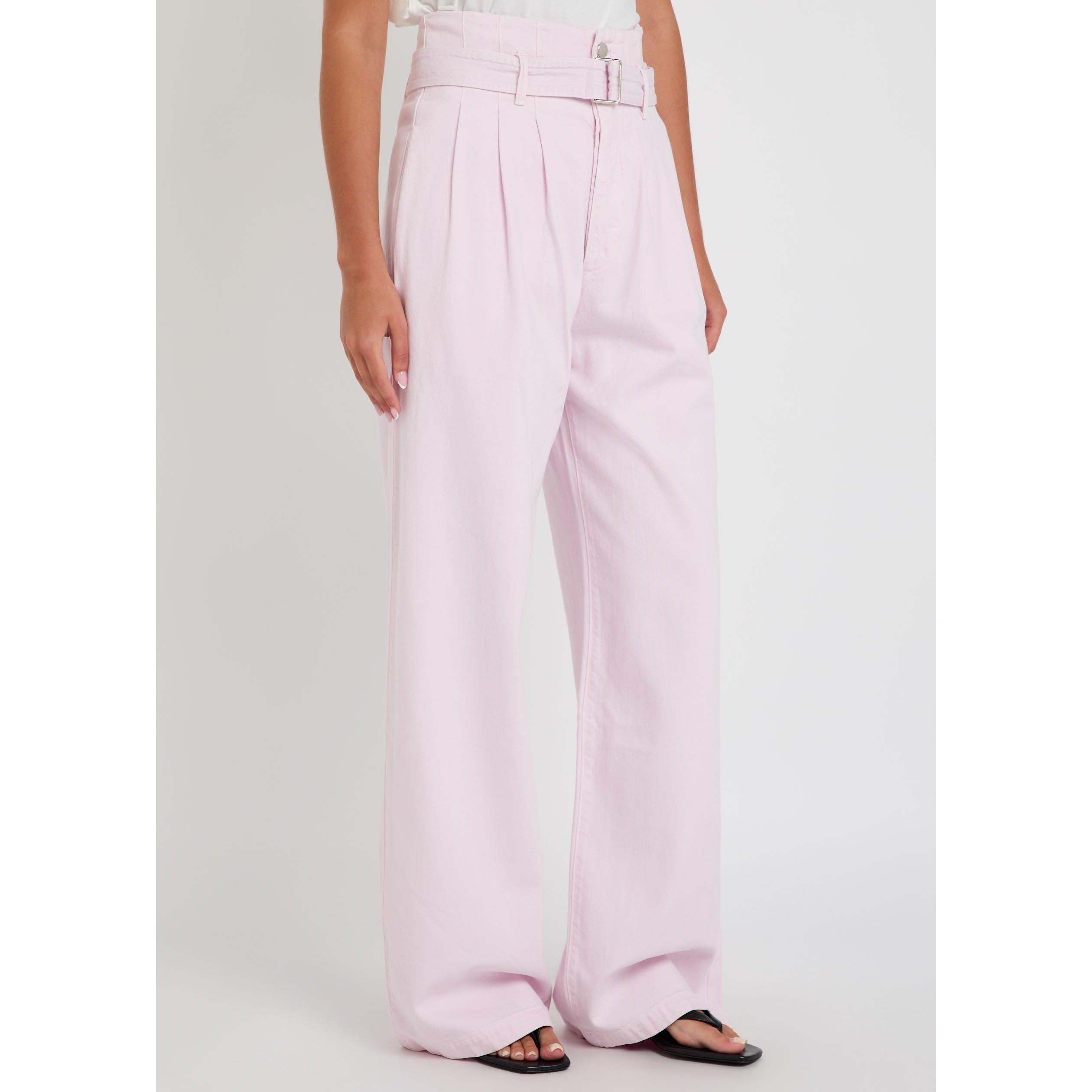 PINK - Agolde - Women's Corset Organic Cotton Wide-Leg Jeans - 2