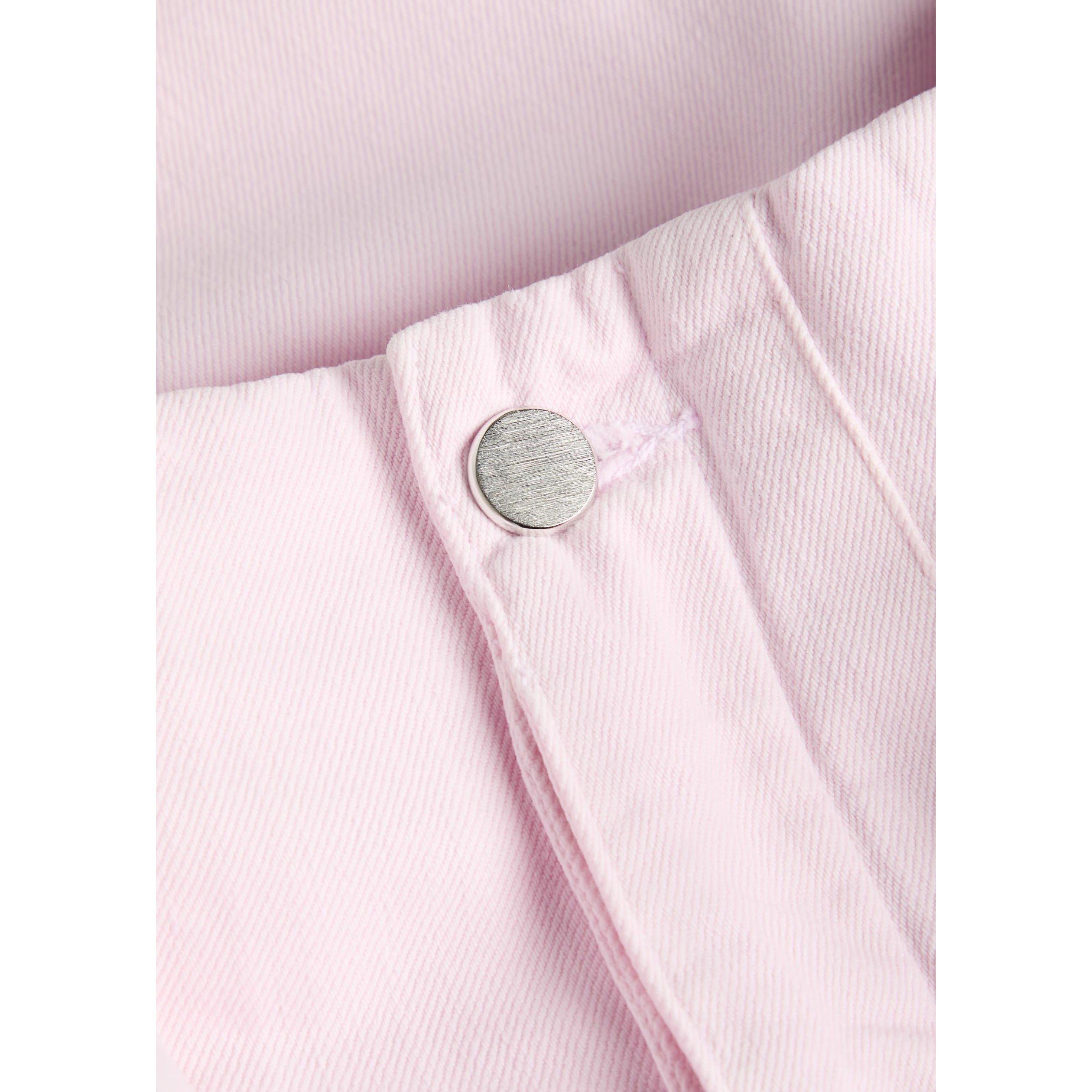 PINK - Agolde - Women's Corset Organic Cotton Wide-Leg Jeans - 4