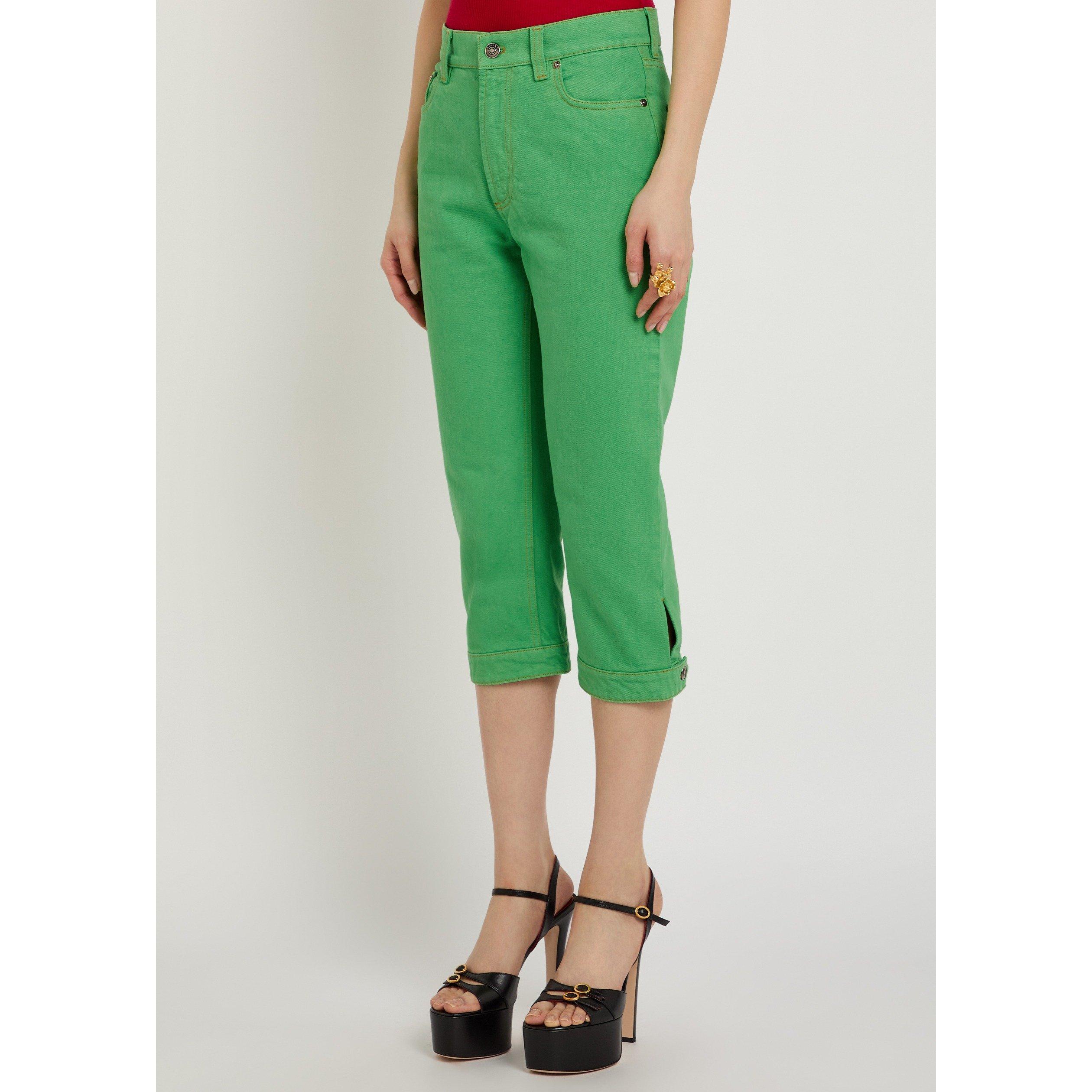 GREEN - Versace - PANT DENIM NON-STRETCH COLOR - 2