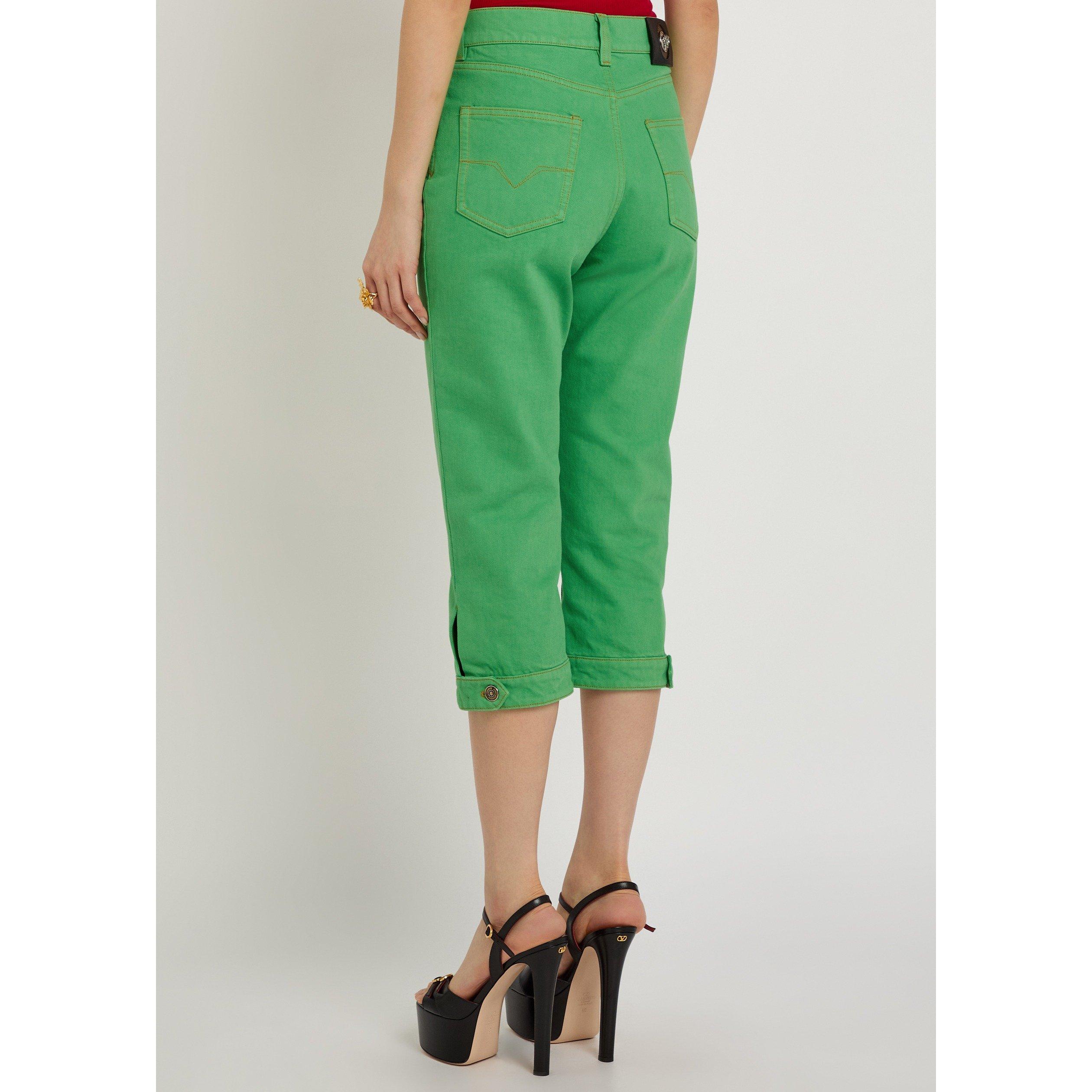 GREEN - Versace - PANT DENIM NON-STRETCH COLOR - 3
