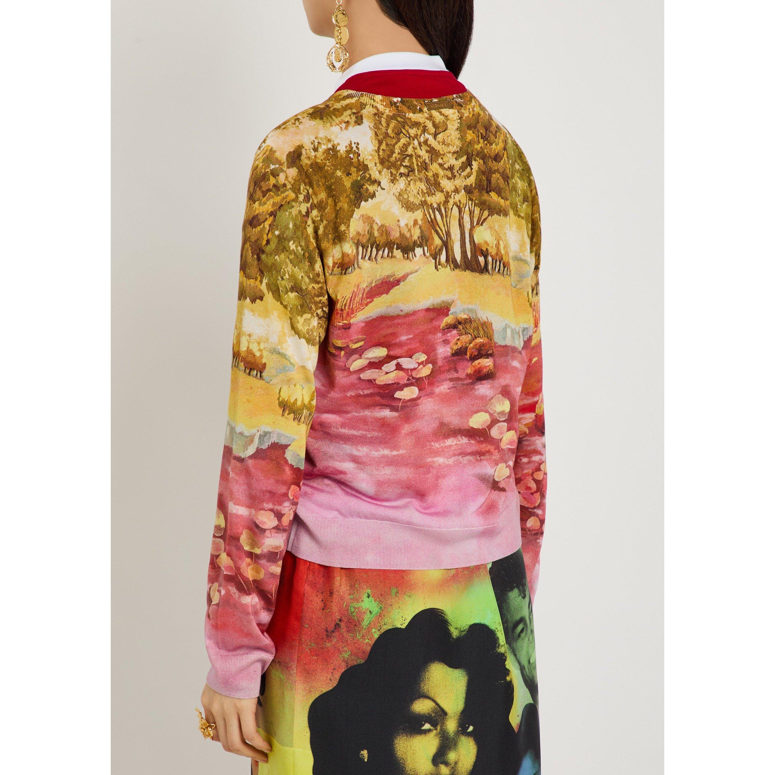 MULTICOLOURED - Versace - KNIT SWEATER THE NATURIST PRIN - 3