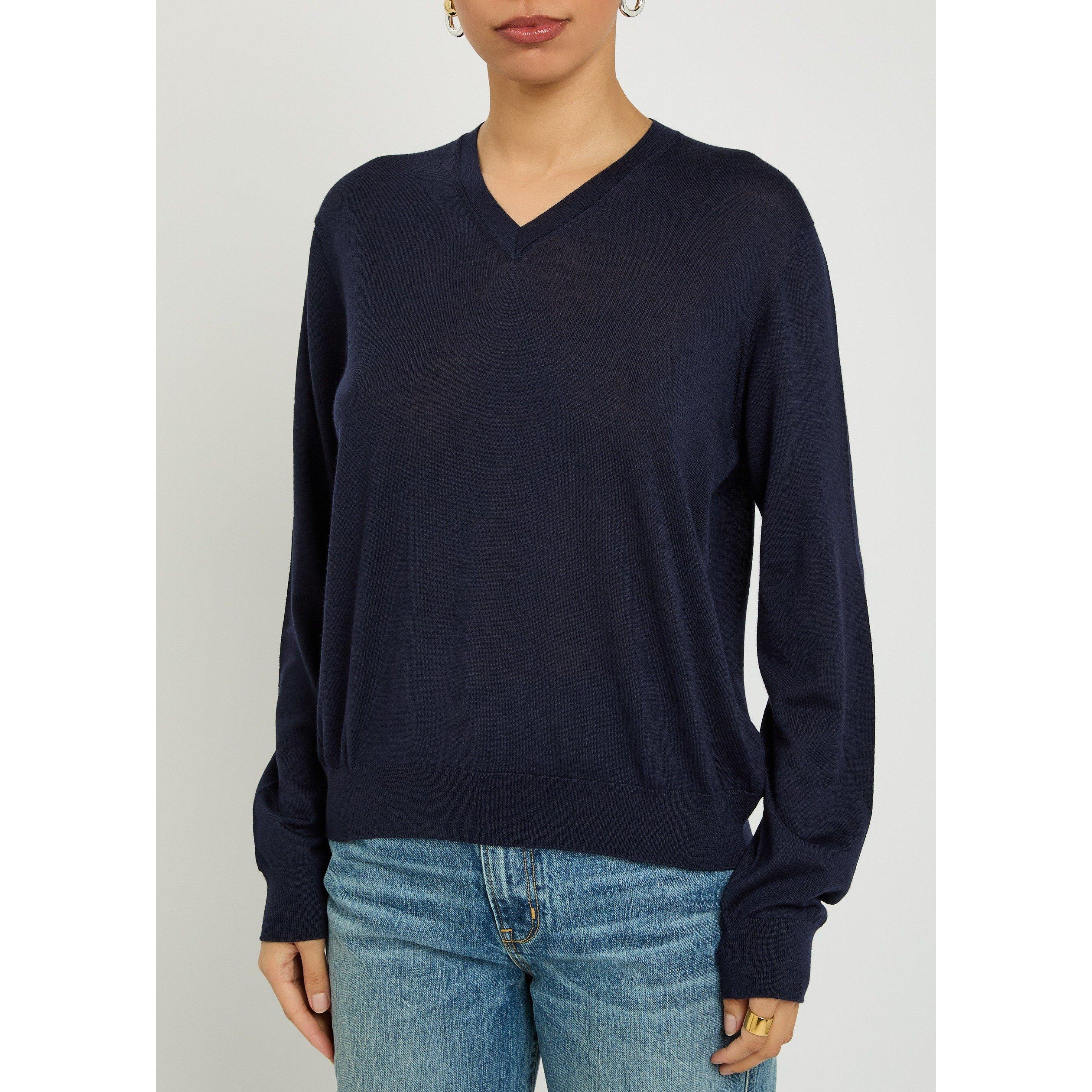 NAVY - Ruadh - THE OSCAR V NECK - 2