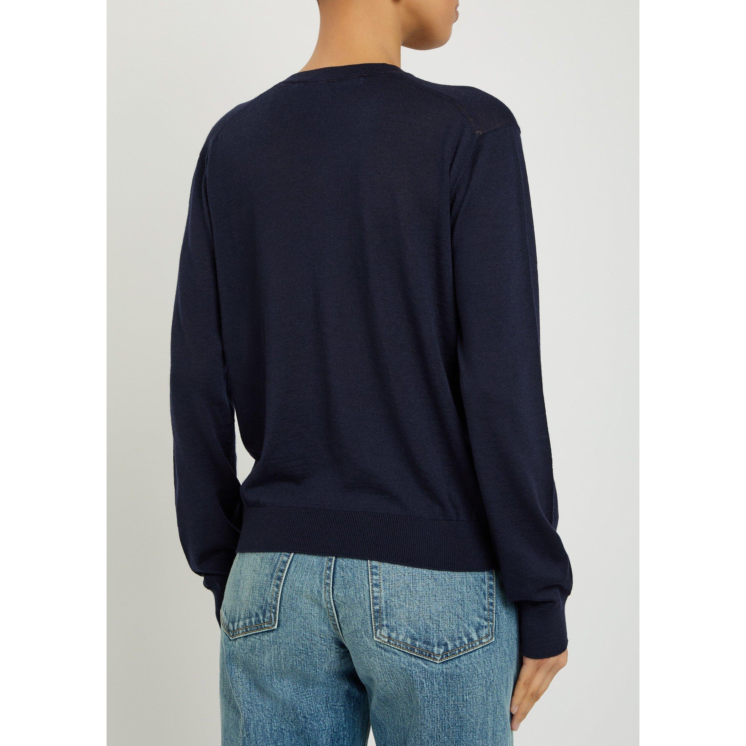 NAVY - Ruadh - THE OSCAR V NECK - 3
