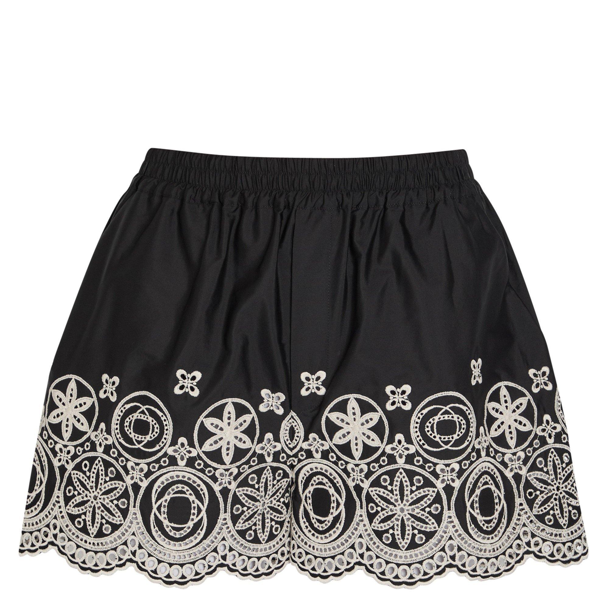 La DoubleJ S PULL-UP  EMBROIDERED SHORTS