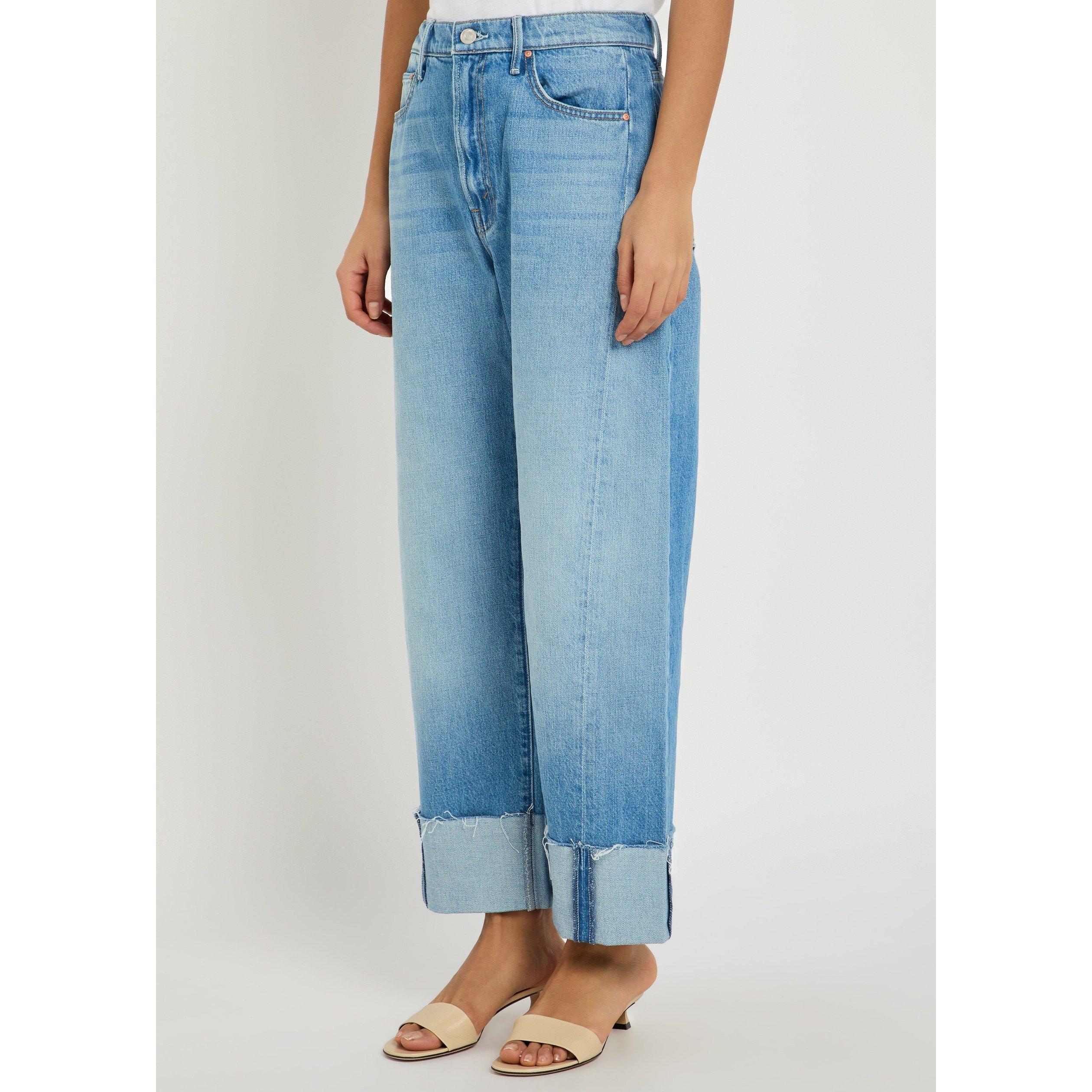 BLUE - MOTHER - THE HALF-PIPE ANKLE CUFF FRAY - 2